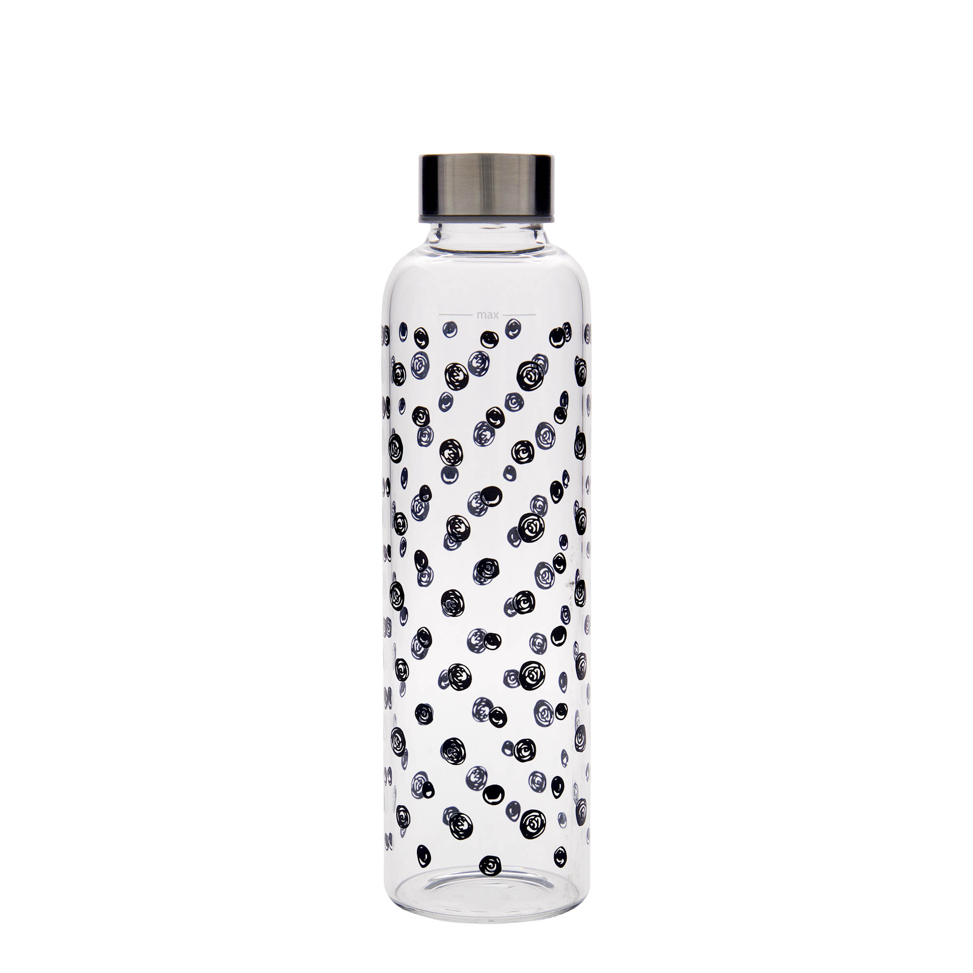 500 ml water bottle 'Perseus', print: black dots, closure: screw cap 500 ml water bottle 'Perseus', print: black dots, closure: screw cap