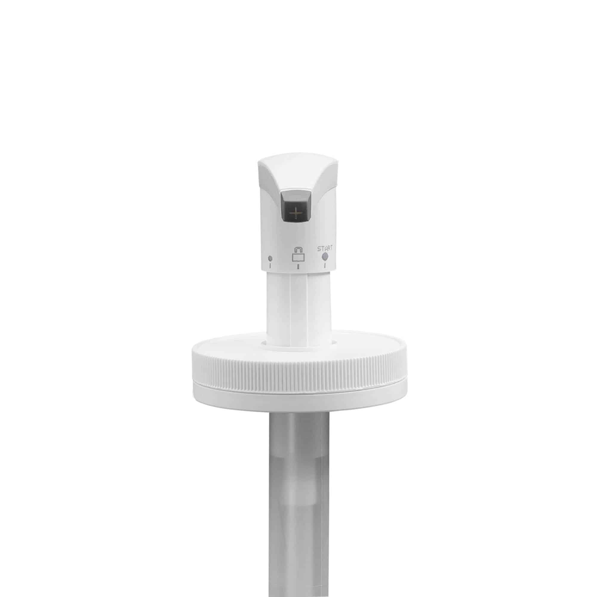 Dispenser pump for 655 ml ‘Securibox’, PE plastic, white, for opening: screw cap
