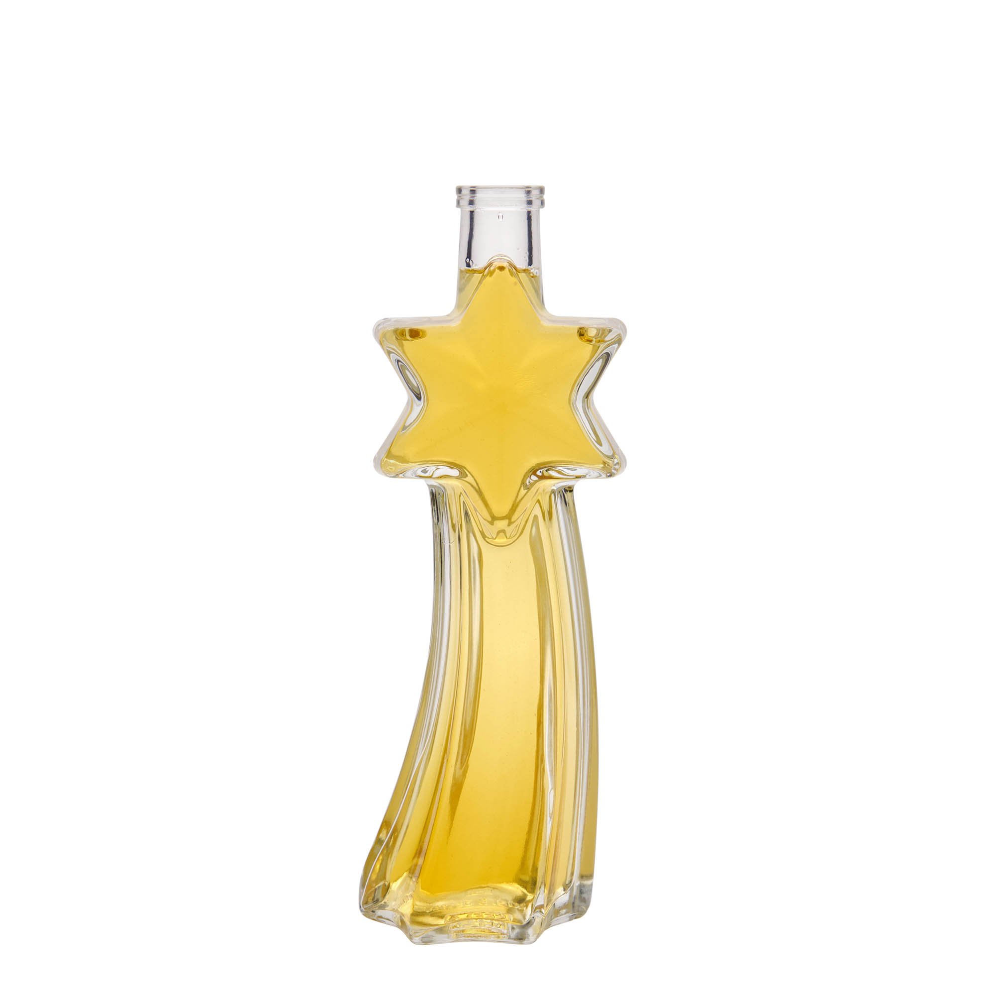 200 ml glass bottle 'Shooting Star', opening: cork
