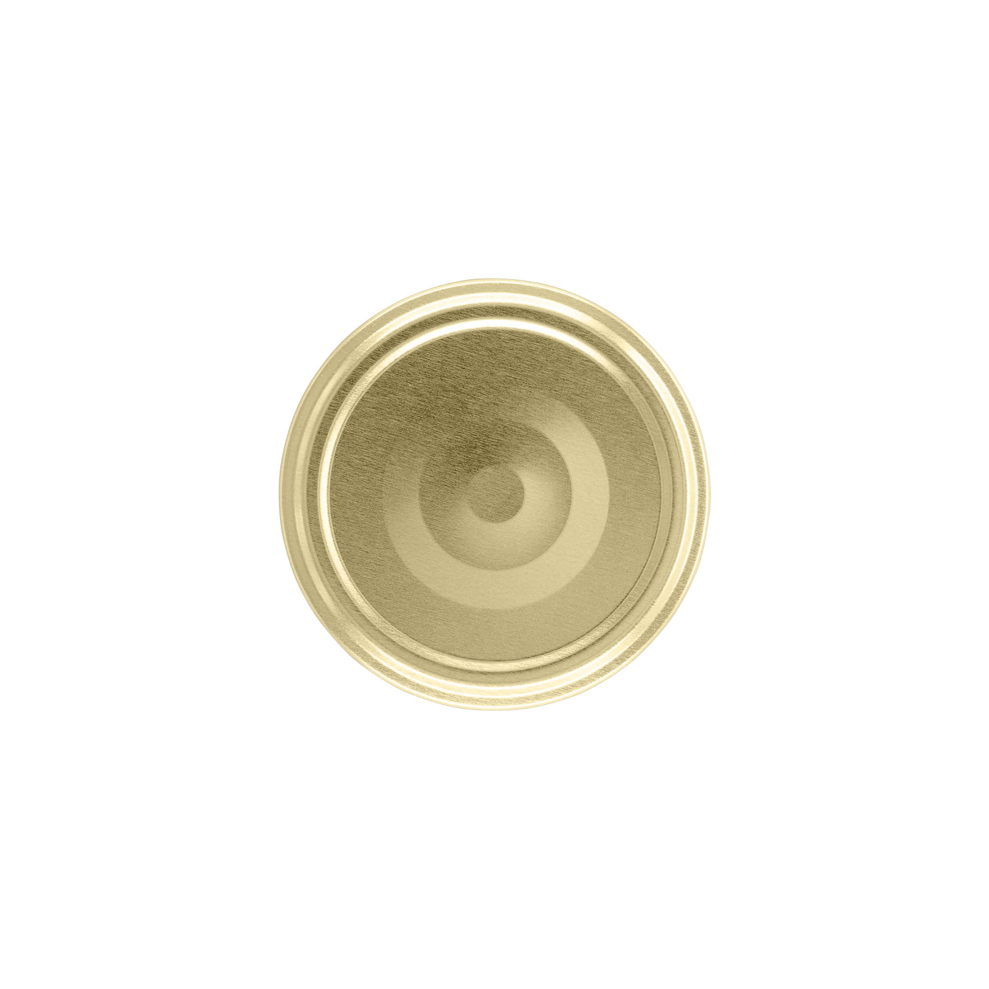 Twist-off lid, tinplate, gold, for opening: TO 66 Twist-off lid, tinplate, gold, for opening: TO 66