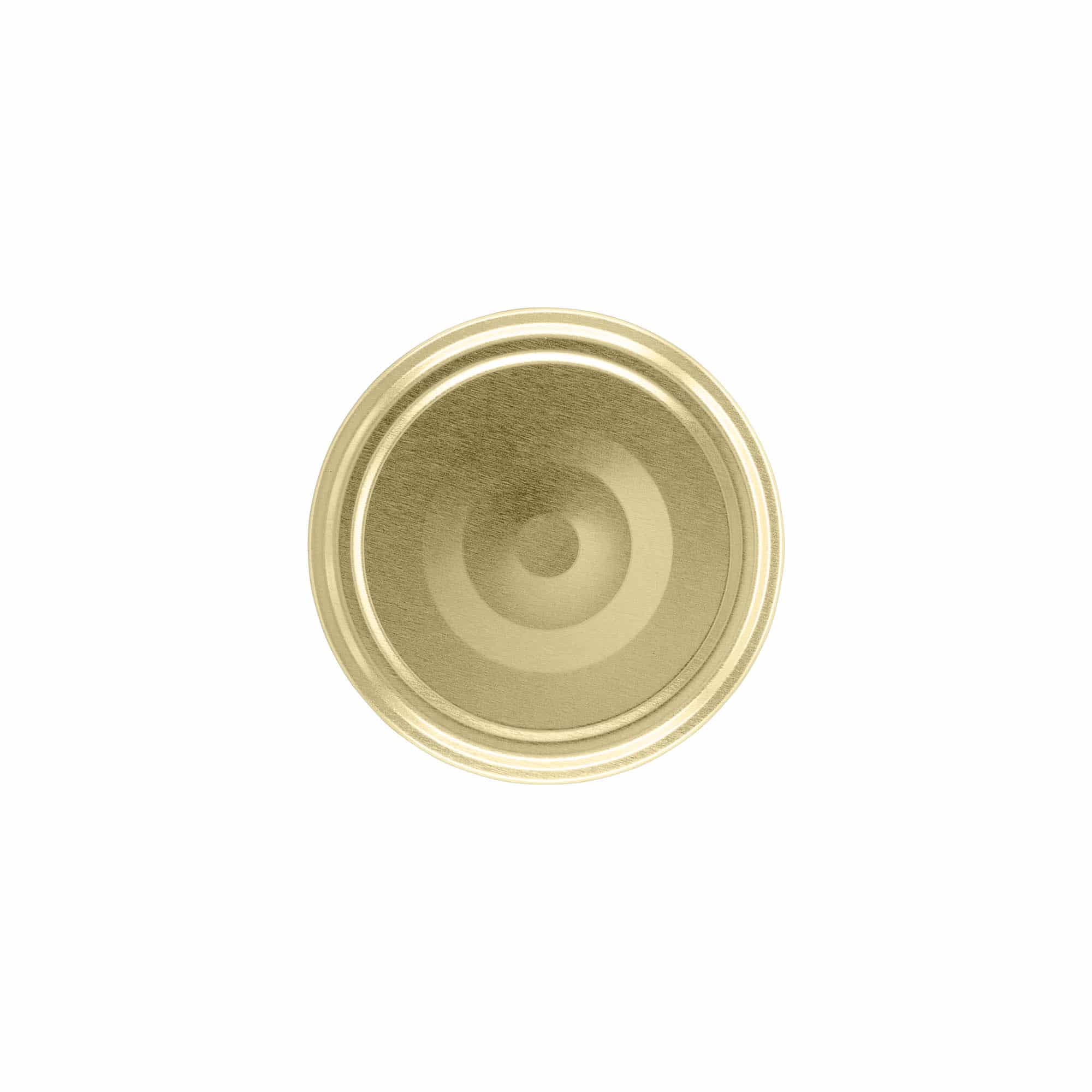 Twist-off lid, tinplate, gold, for opening: TO 66