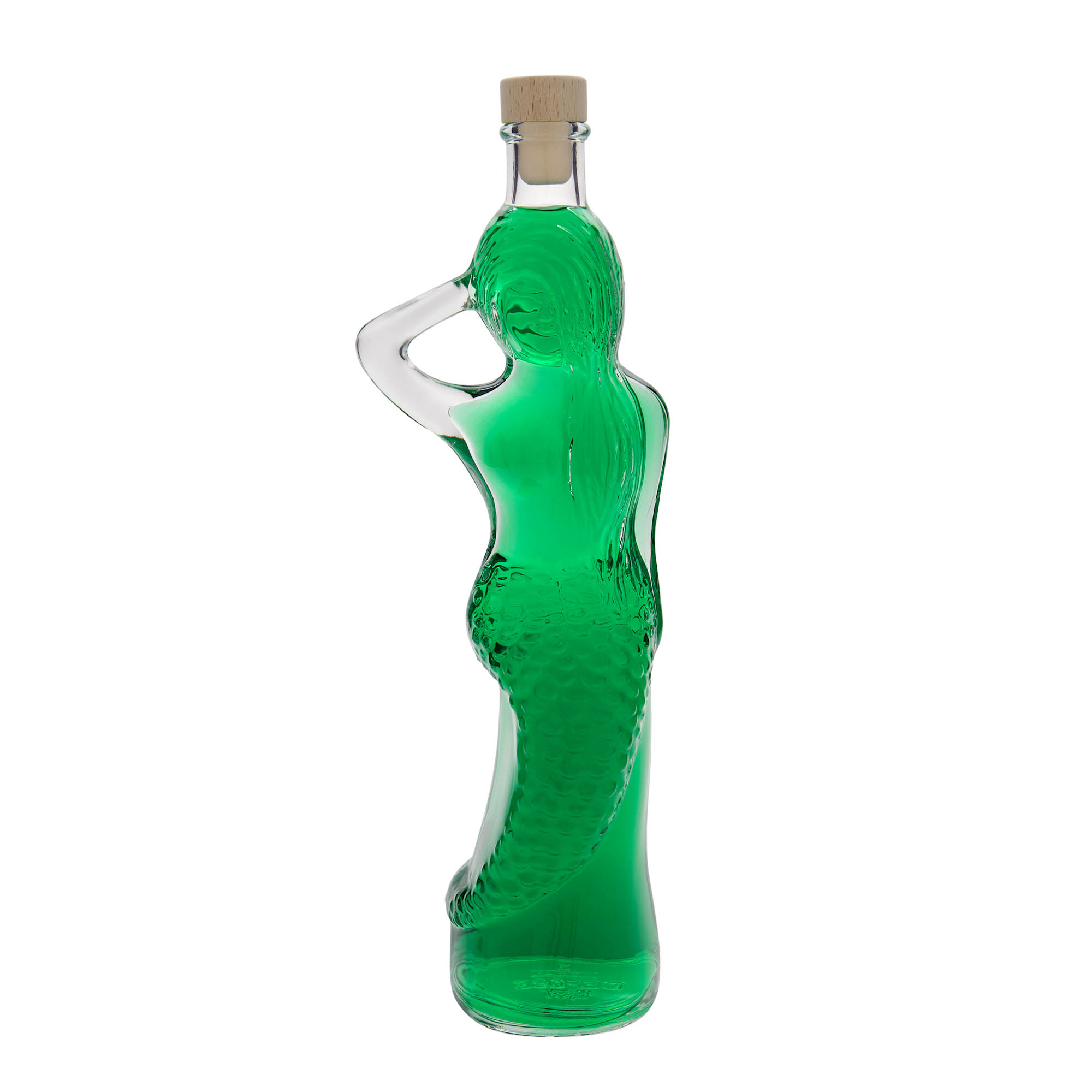 500 ml glass bottle 'Mermaid', closure: cork
