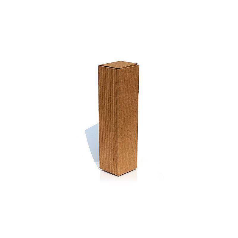 Gift box 'Wave', rectangular, cardboard, natural colour