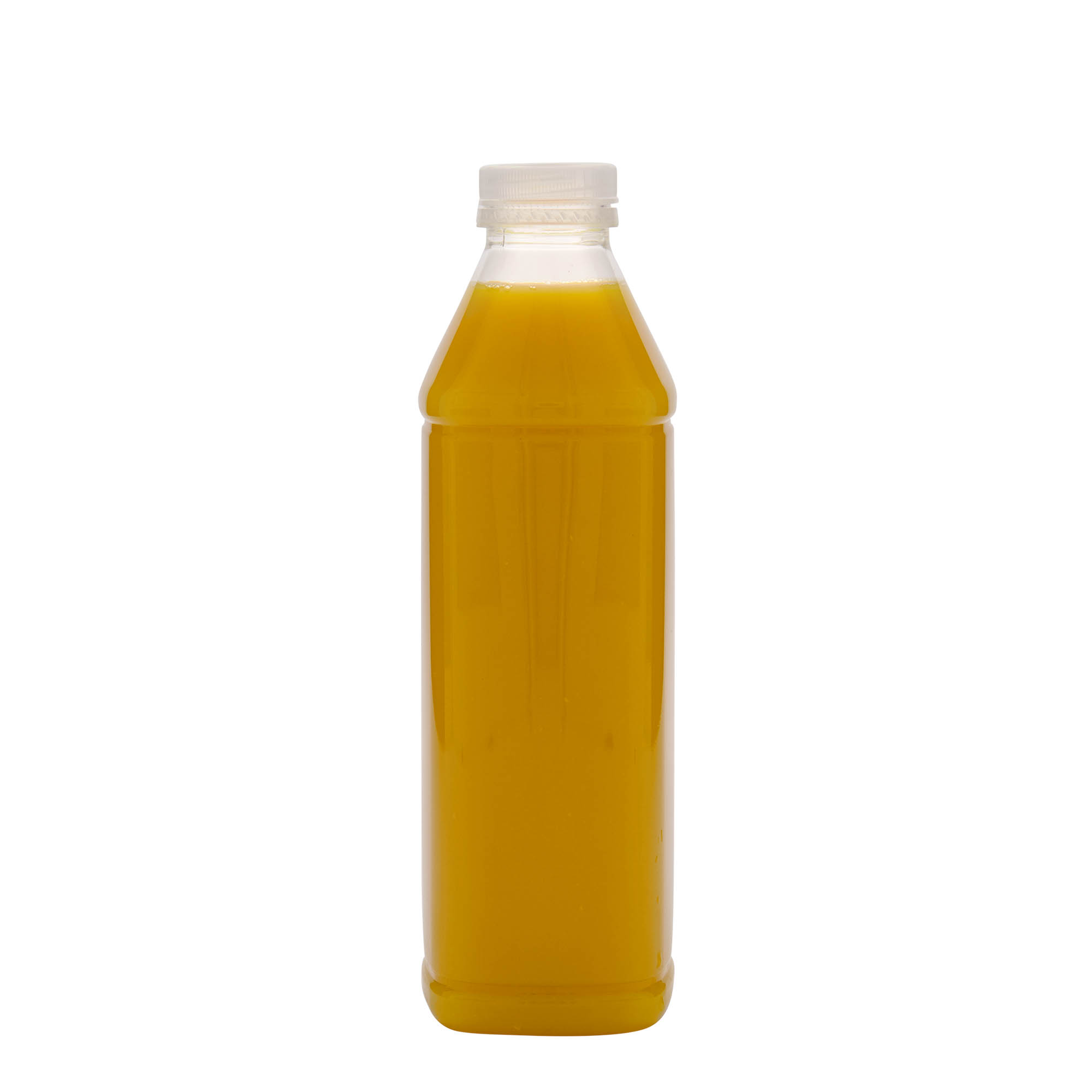 1,000 ml PET bottle 'Milk and Juice Carré', square, plastic, opening: 38 mm