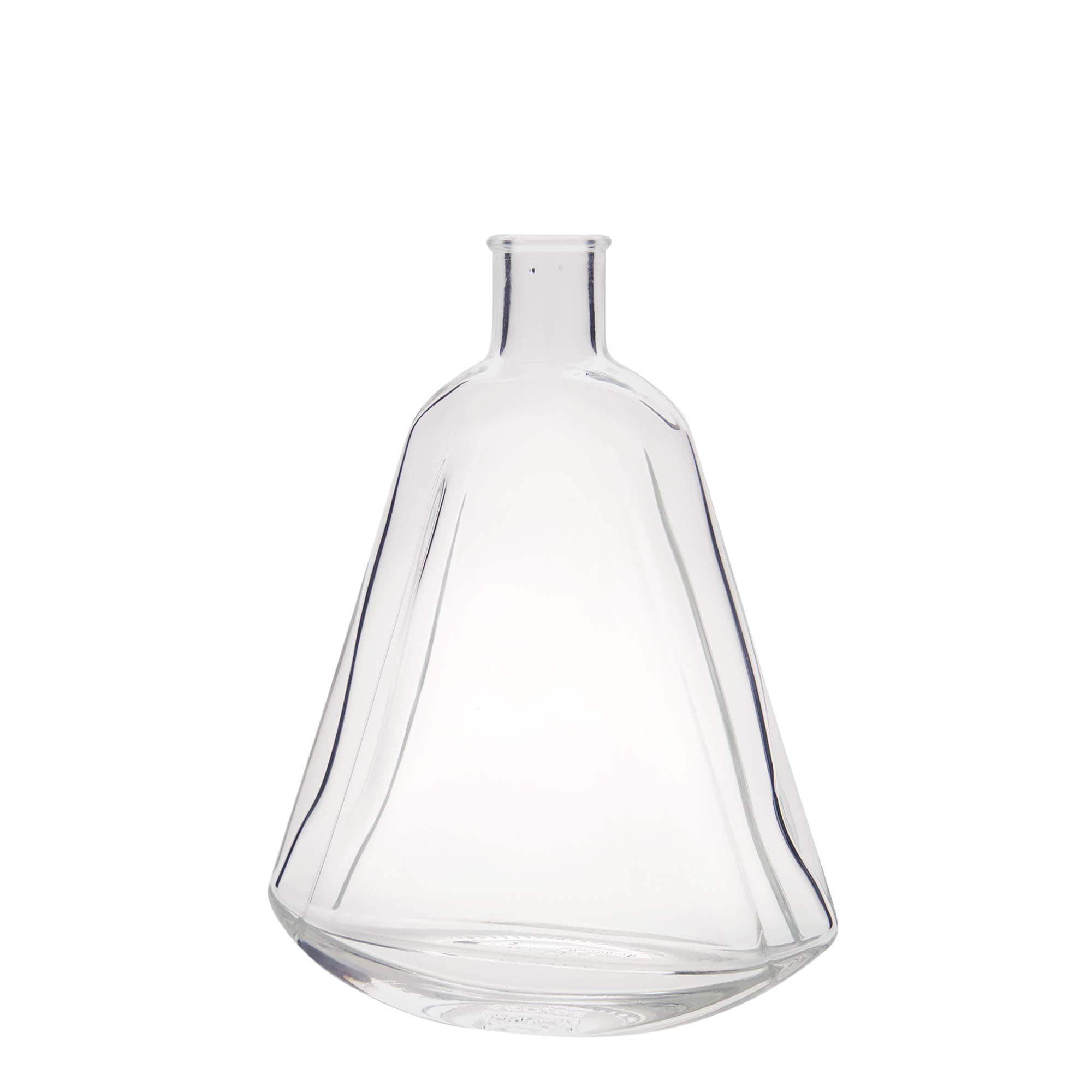 350 ml glass bottle ‘Maurizio’, oval, opening: cork