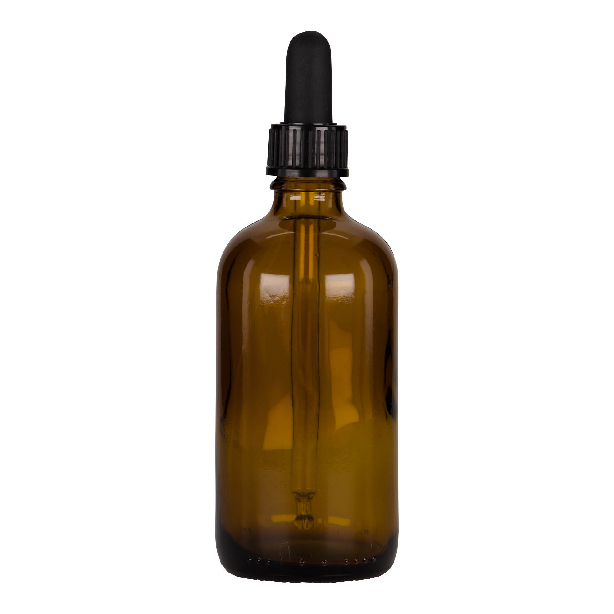 100 ml dropper bottle medicine, glass, brown-black, opening: DIN 18