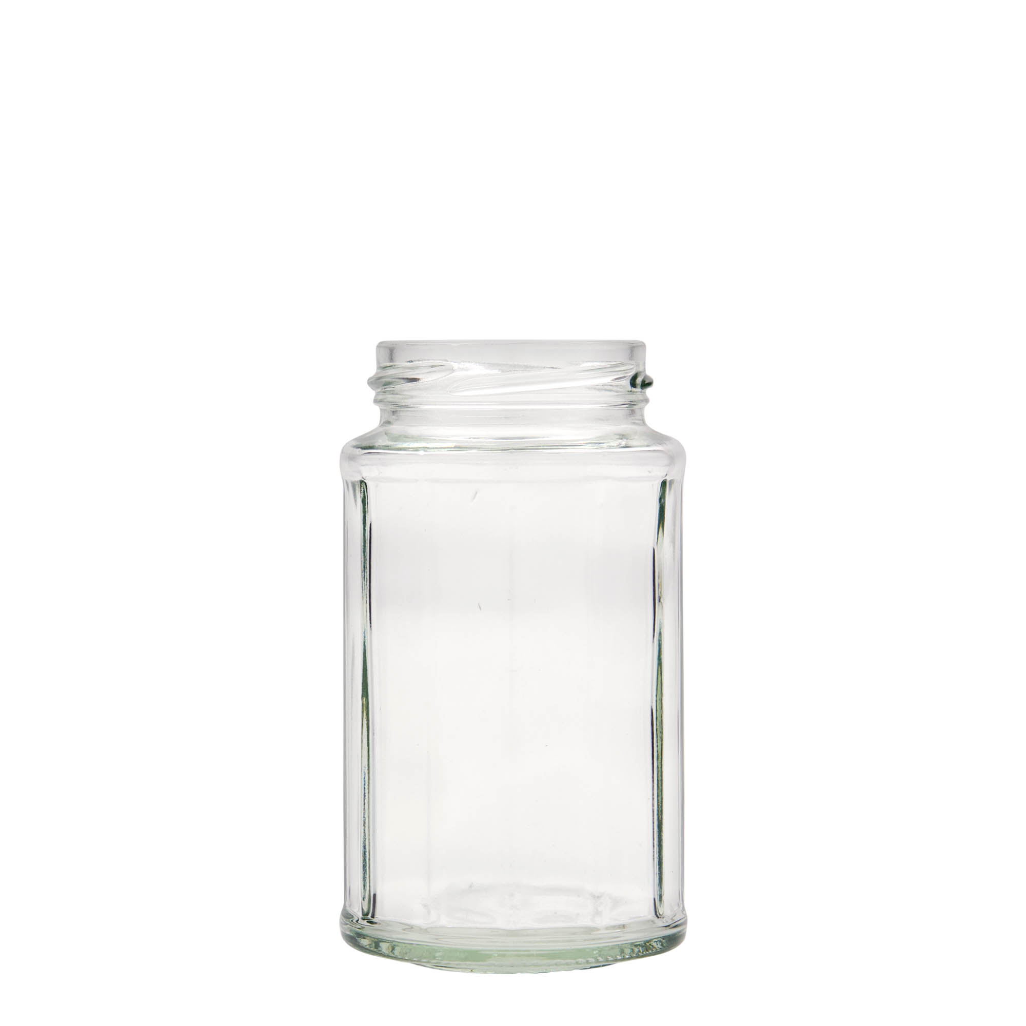 288 ml multi-sided glass, dodecagonal, opening: twist-off (TO 58)