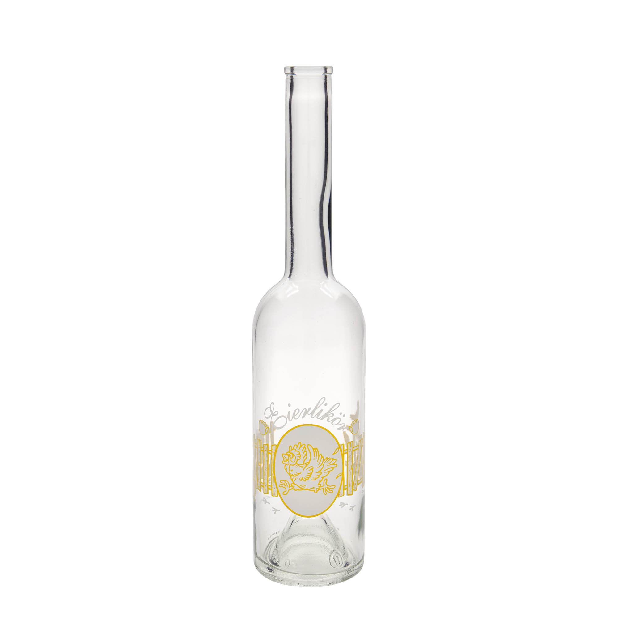 500 ml glass bottle 'Opera', print: egg liqueur, closure: cork 500 ml glass bottle 'Opera', print: egg liqueur, closure: cork