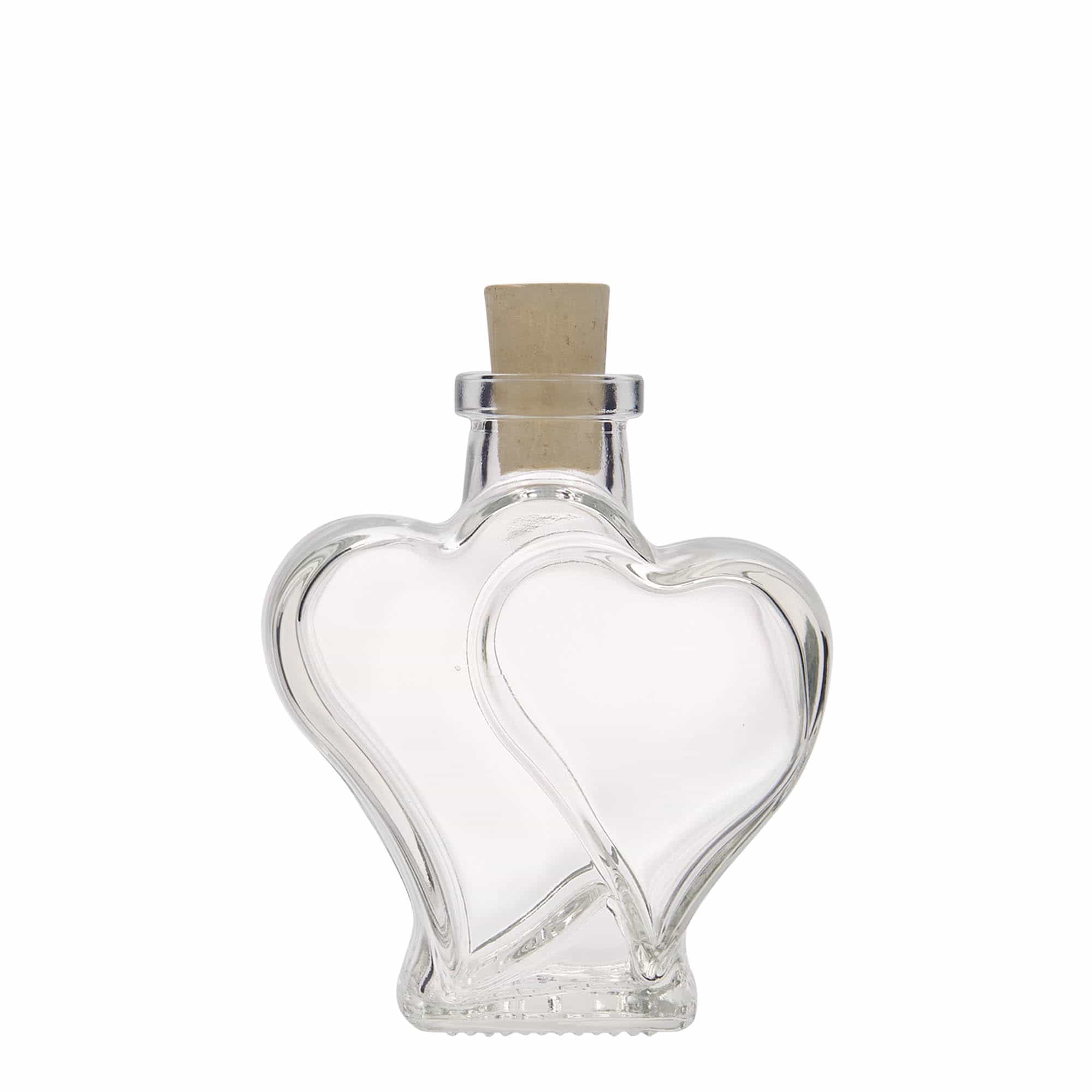 200 ml glass bottle ‘Doppelherz’, opening: cork