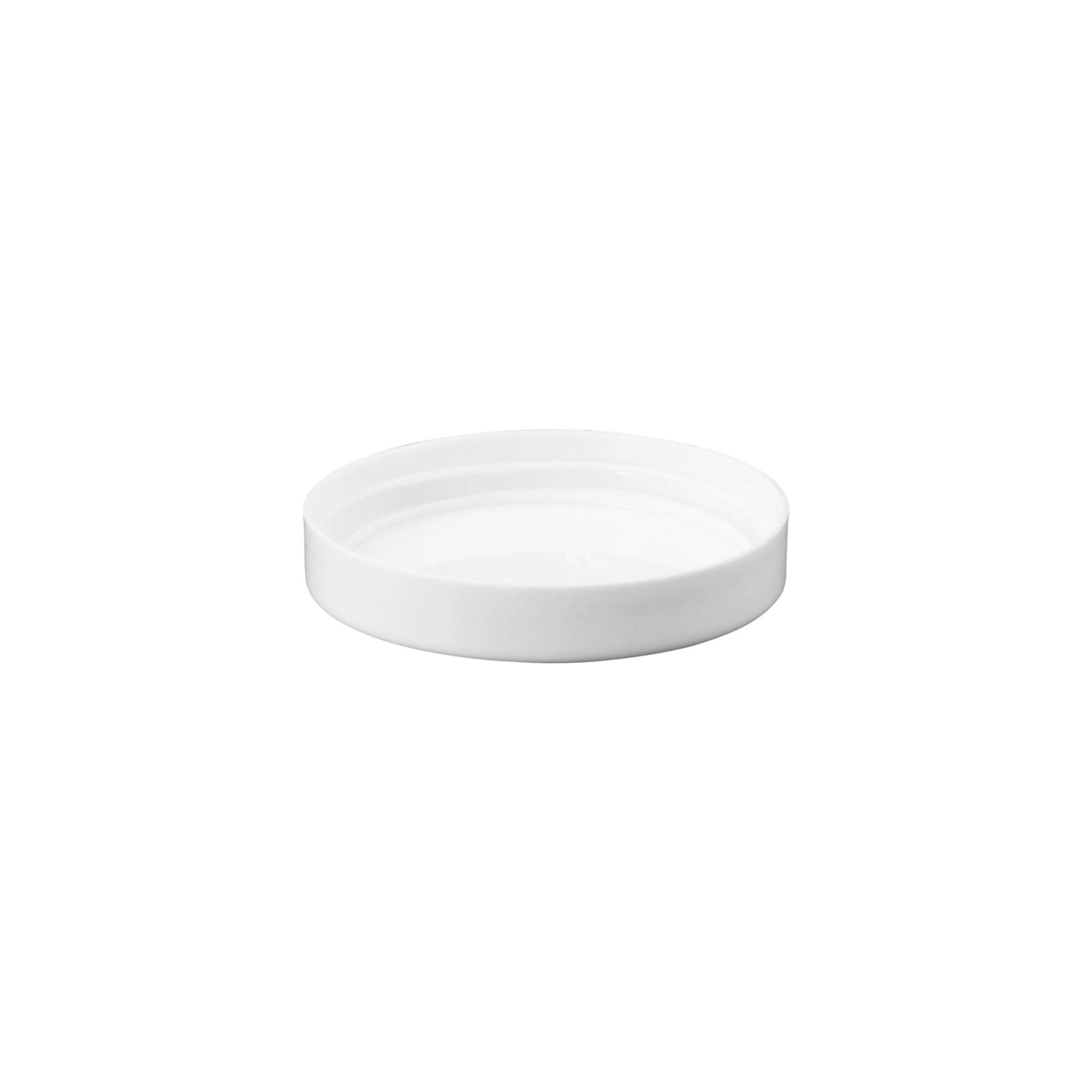 Screw cap, PP plastic, white, for opening: 70/400