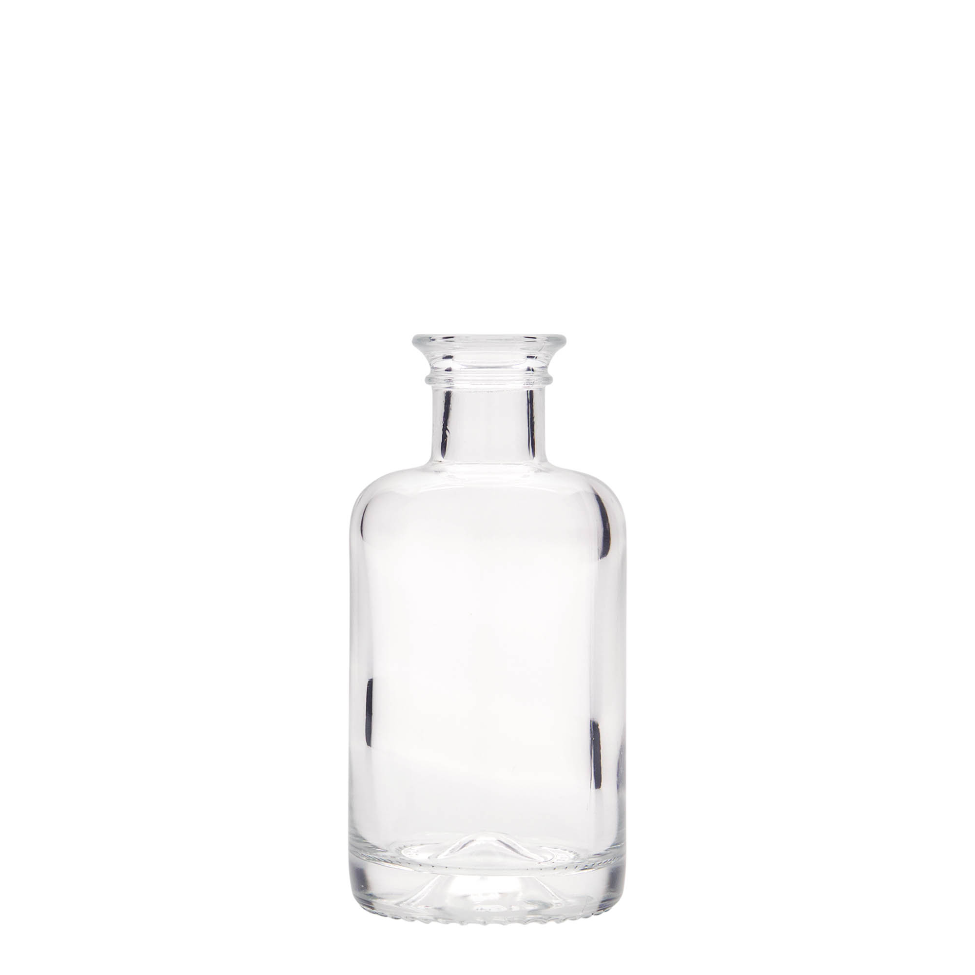 100 ml glass bottle apothecary, opening: cork