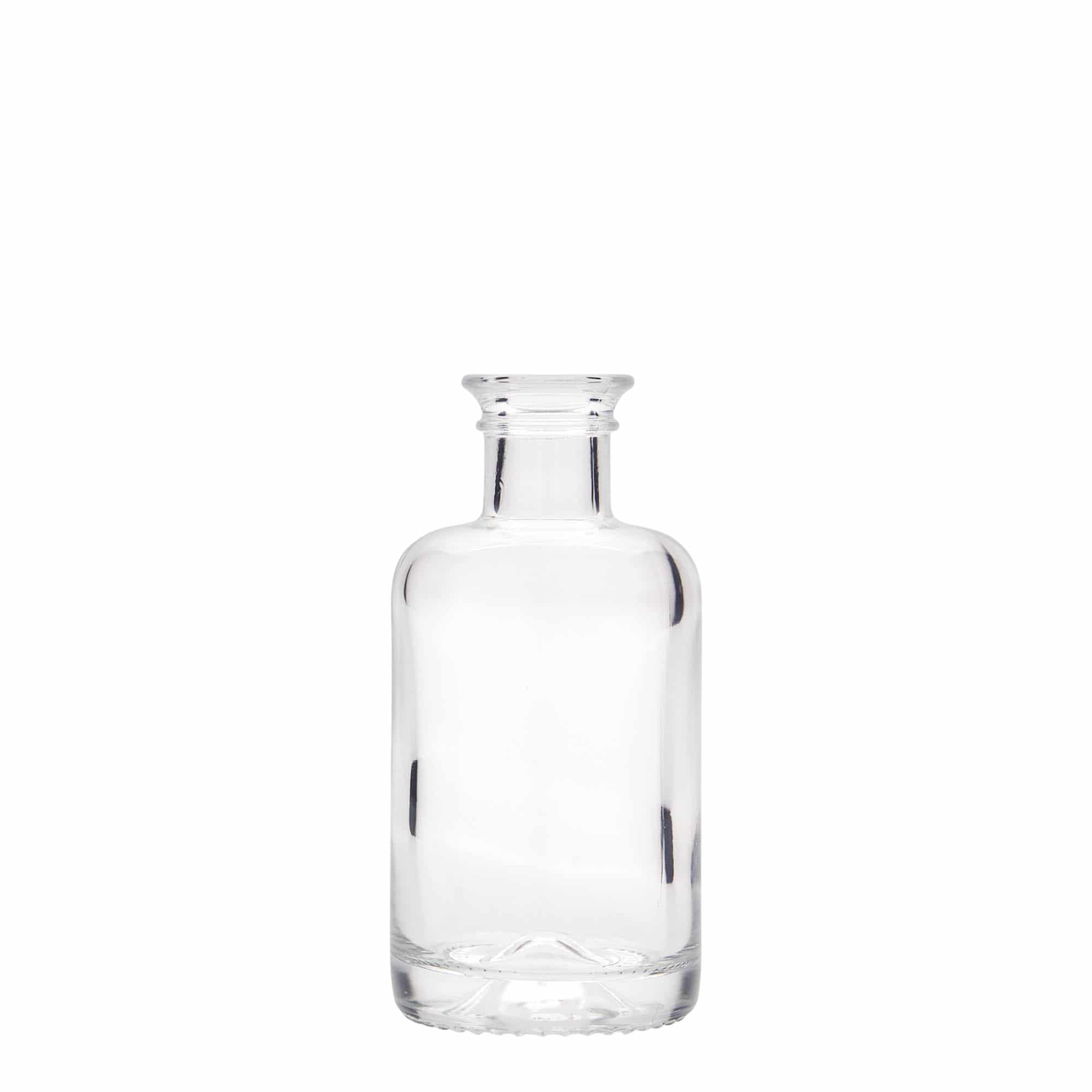 100 ml glass bottle apothecary, opening: cork