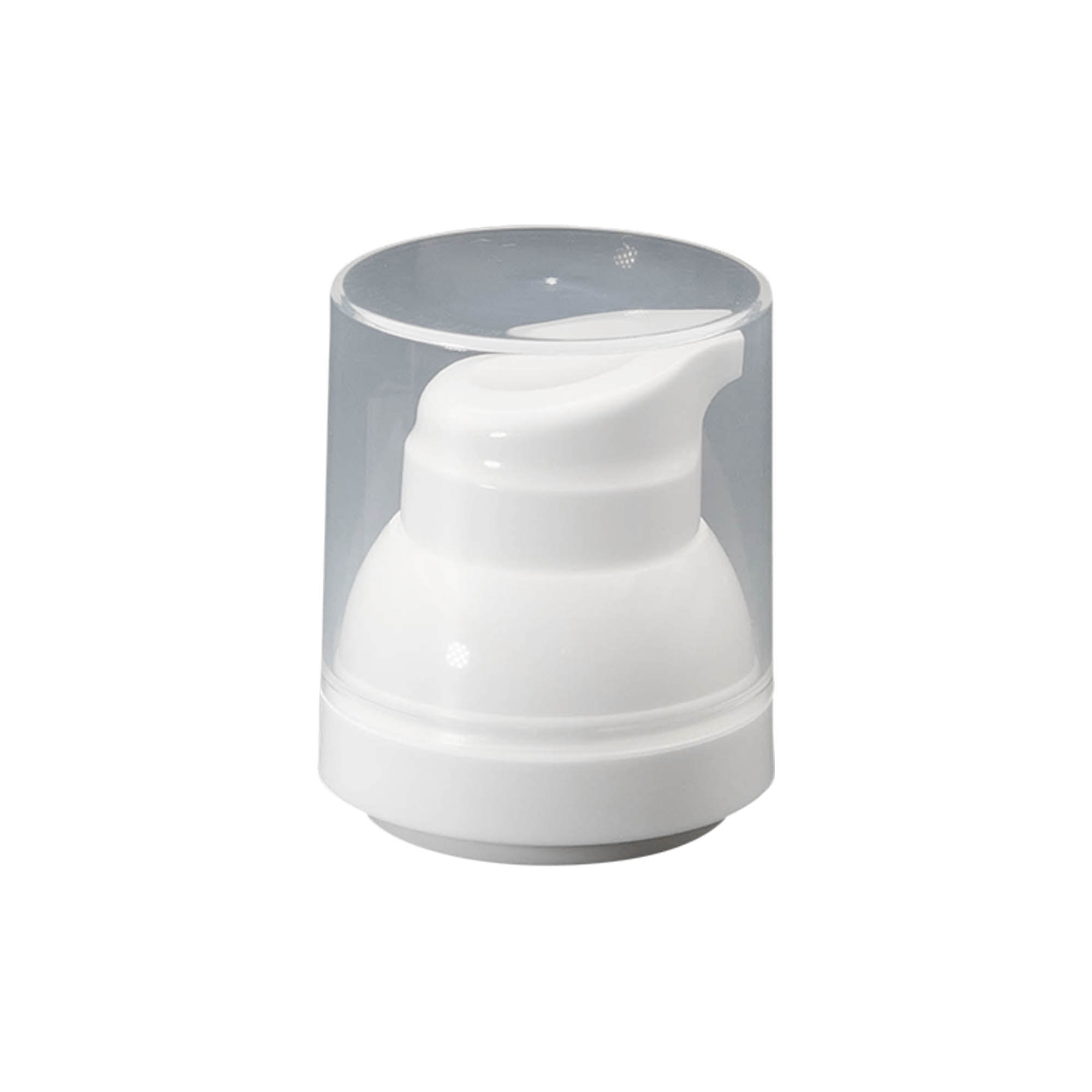 Airless dispenser pump head 'Mezzo', PP plastic, white Airless dispenser pump head 'Mezzo', PP plastic, white