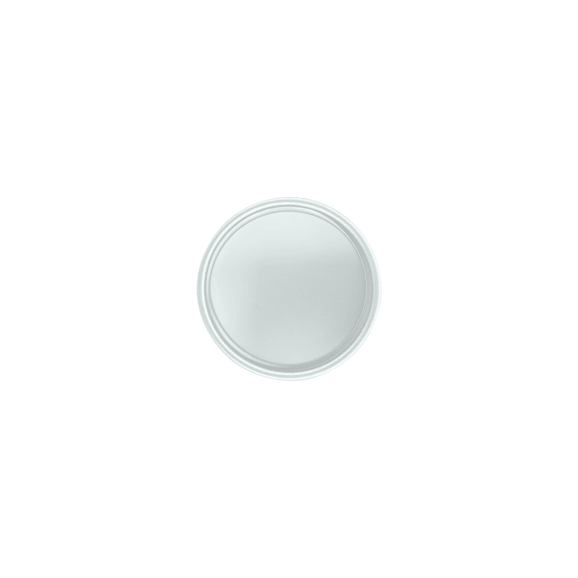Screw cap, metal, silver, for opening: 24/410