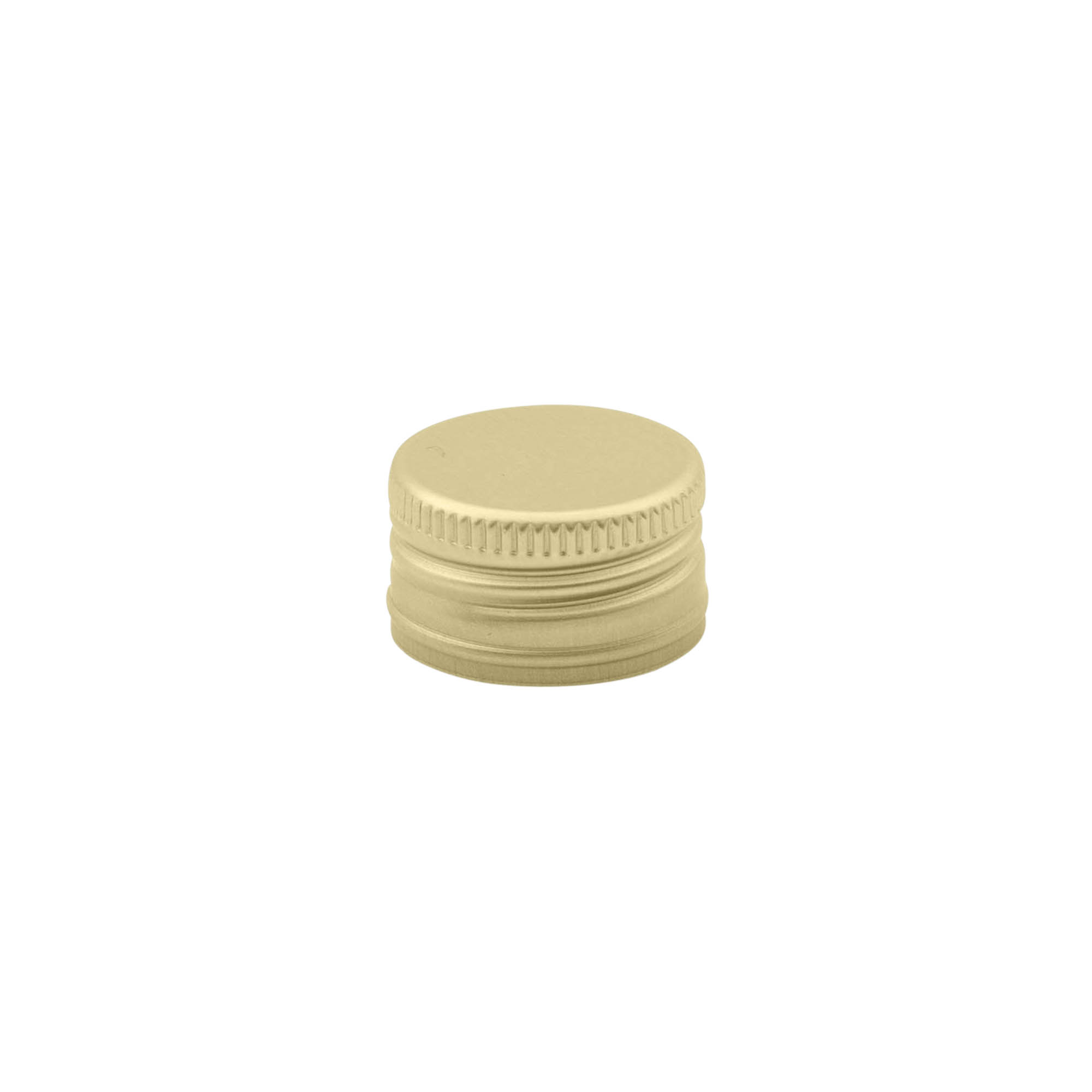 Screw cap, metal, gold, for opening: PP 24 Screw cap, metal, gold, for opening: PP 24