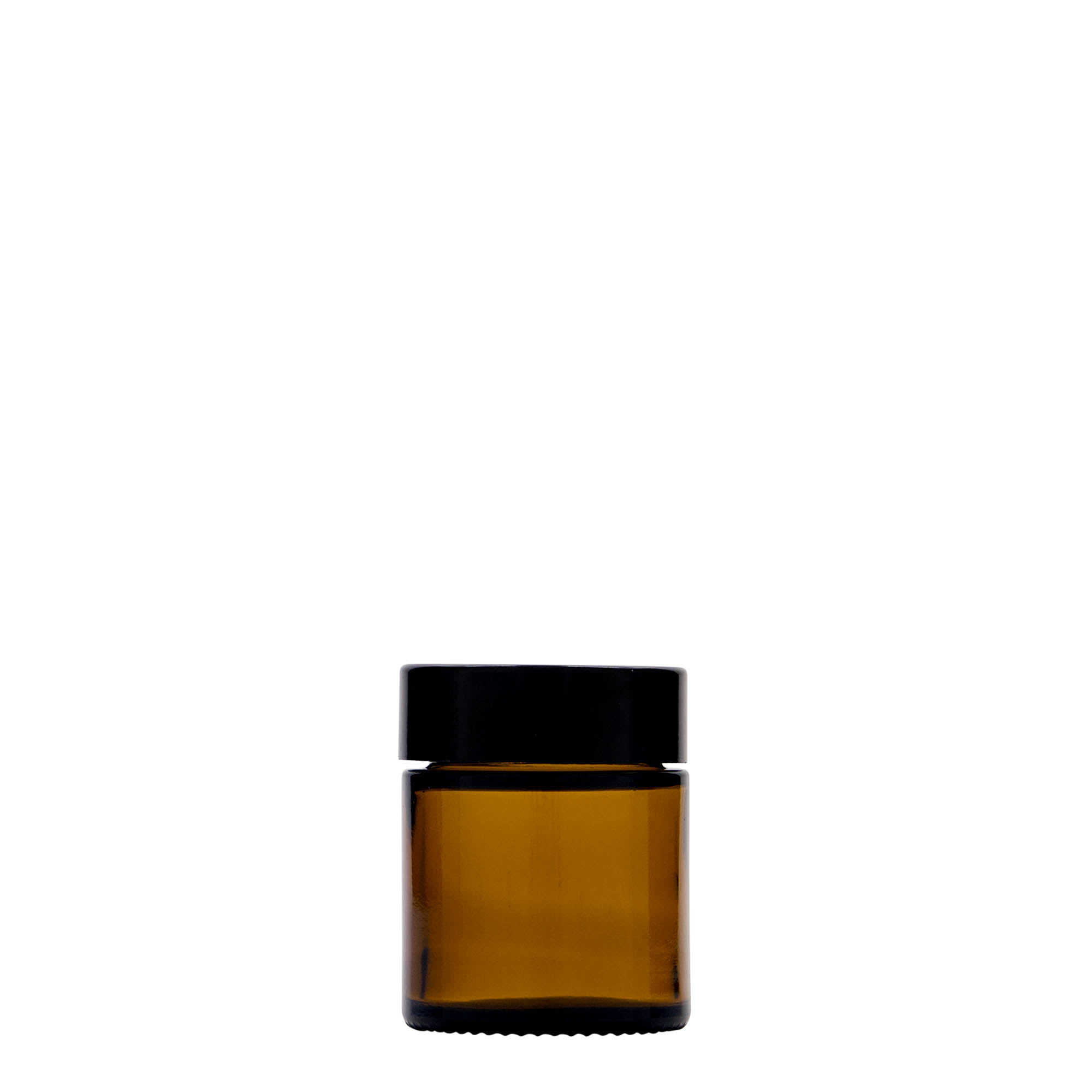 30 ml jar 'Brown Line', glass, brown, opening: screw cap 30 ml jar 'Brown Line', glass, brown, opening: screw cap
