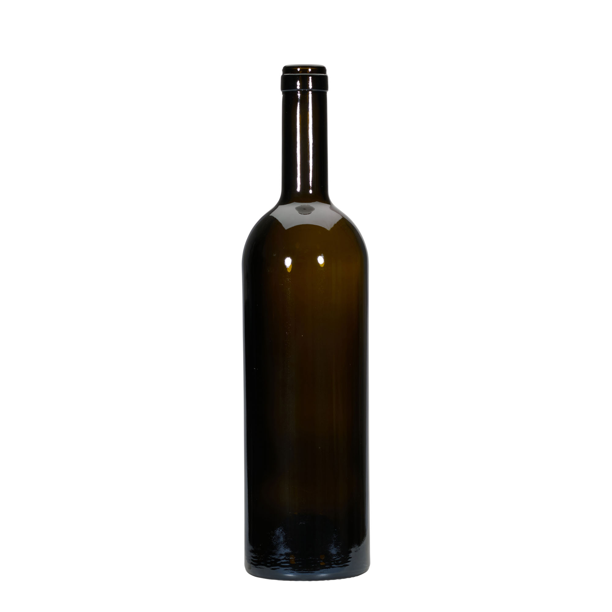 750 ml wine bottle ‘Golia’, antique green, neck: cork