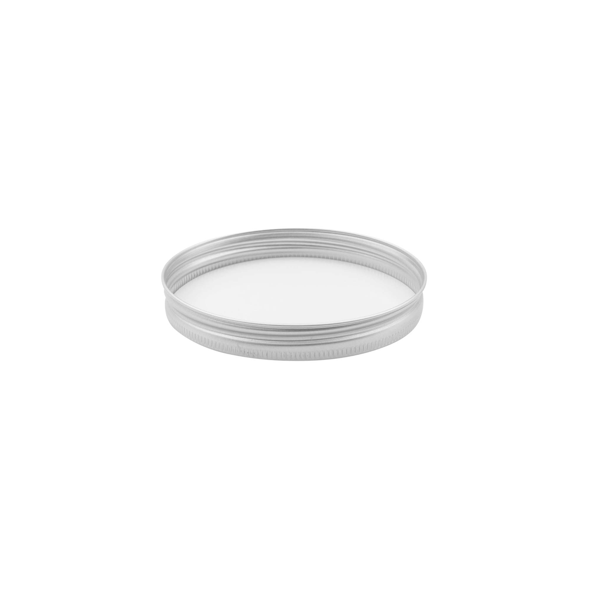 Screw cap, metal, silver, for opening: 70/400