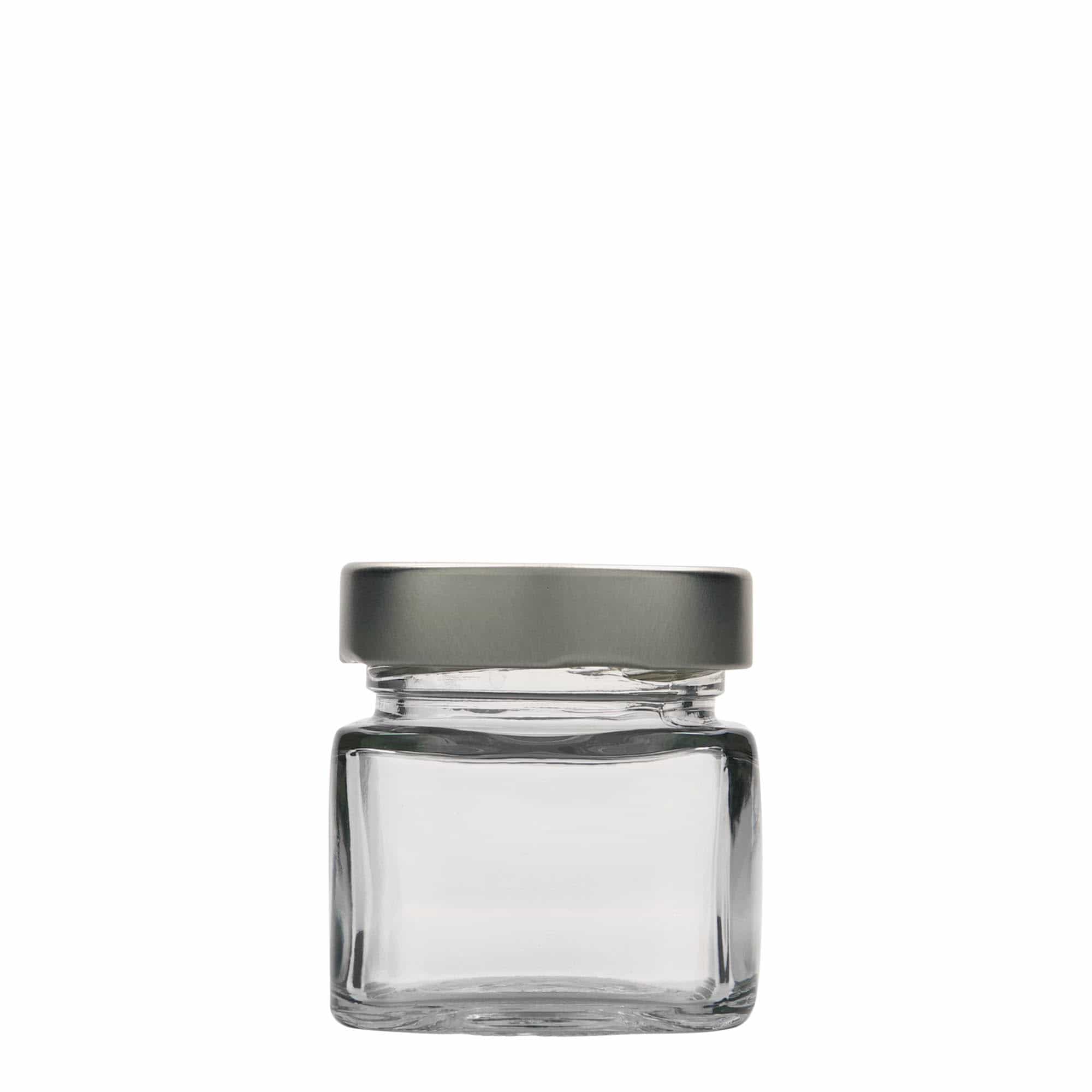 106 ml square glass ‘Ikarus’, opening: Deep-Twist-off (DTO 58)
