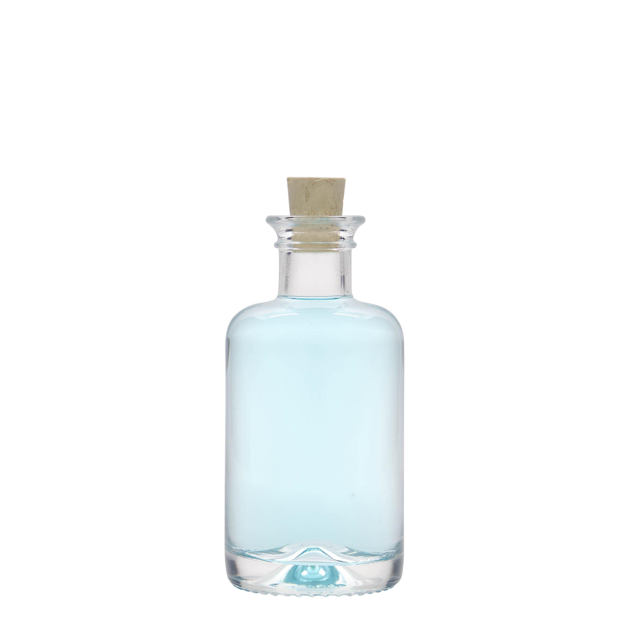 100 ml glass bottle apothecary, opening: cork