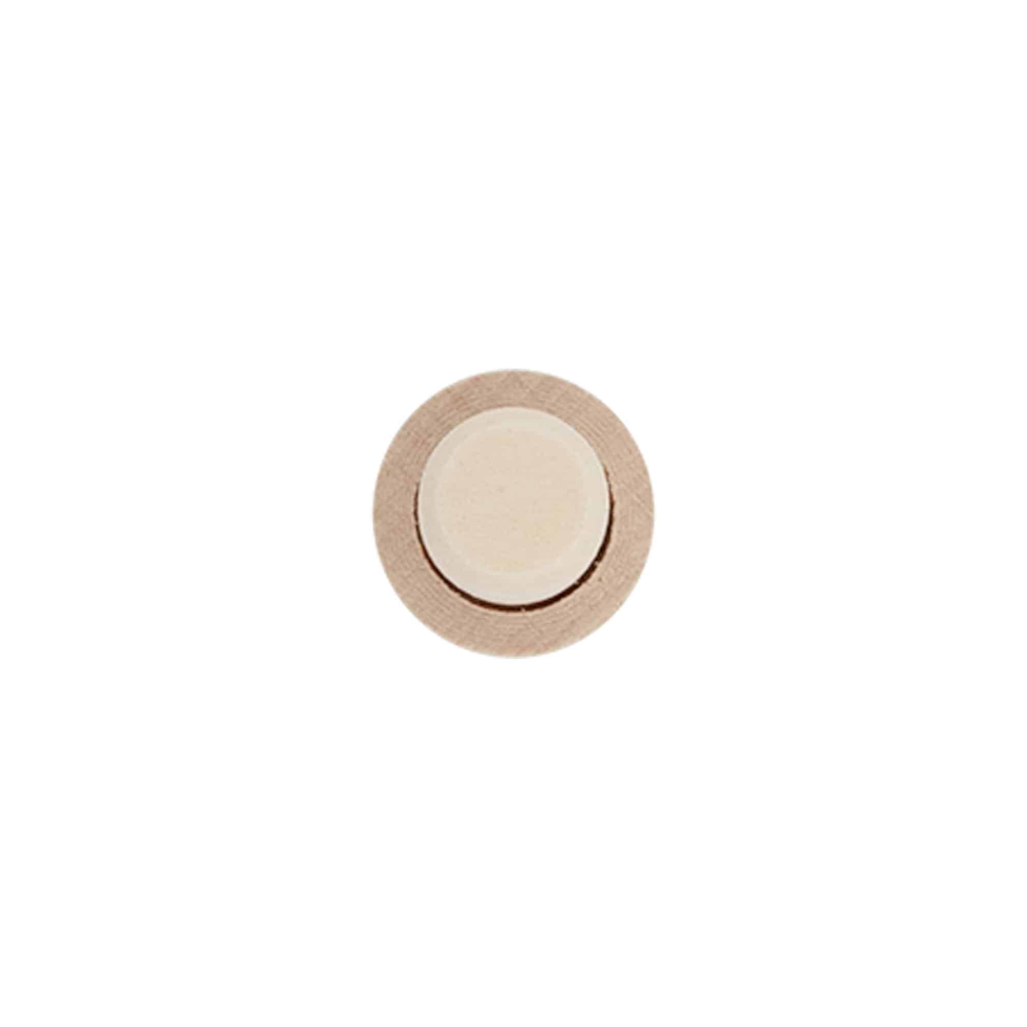 Handle corks 14 mm, wood/plastic, for opening: cork