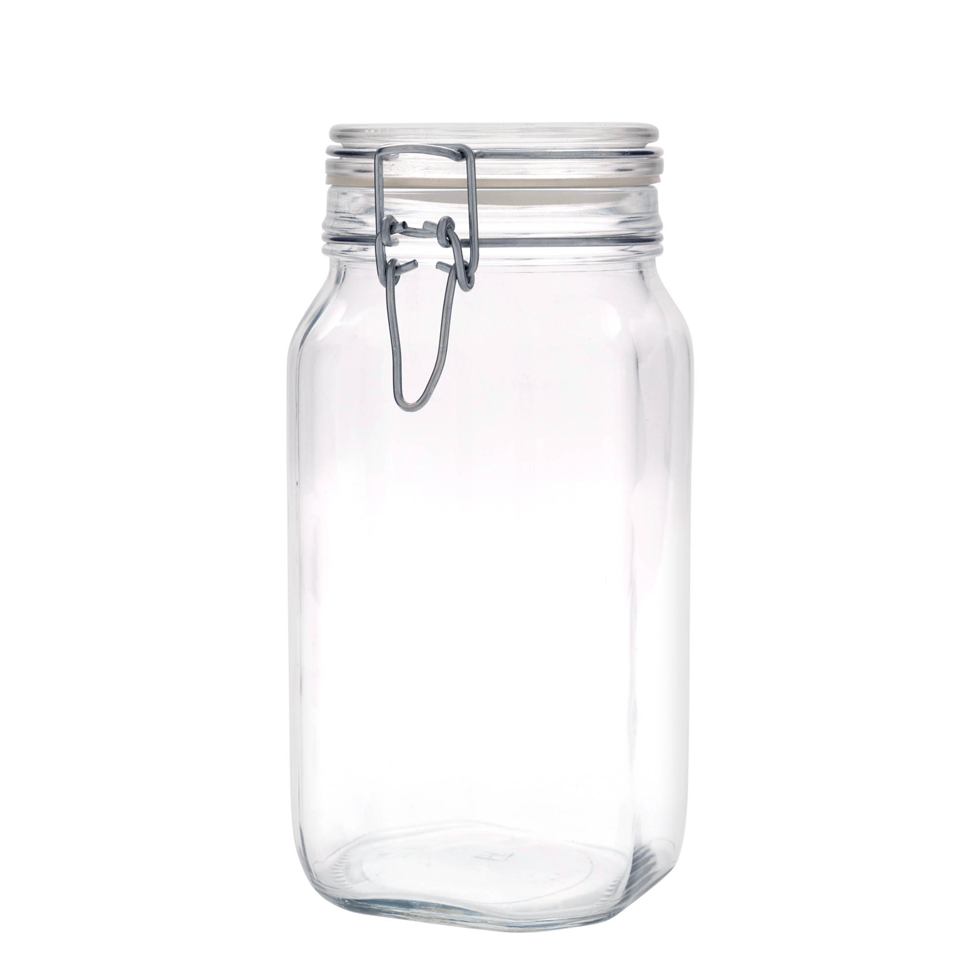 1,500 ml wire bail jar ‘Fido’, square, opening: wire bail closure