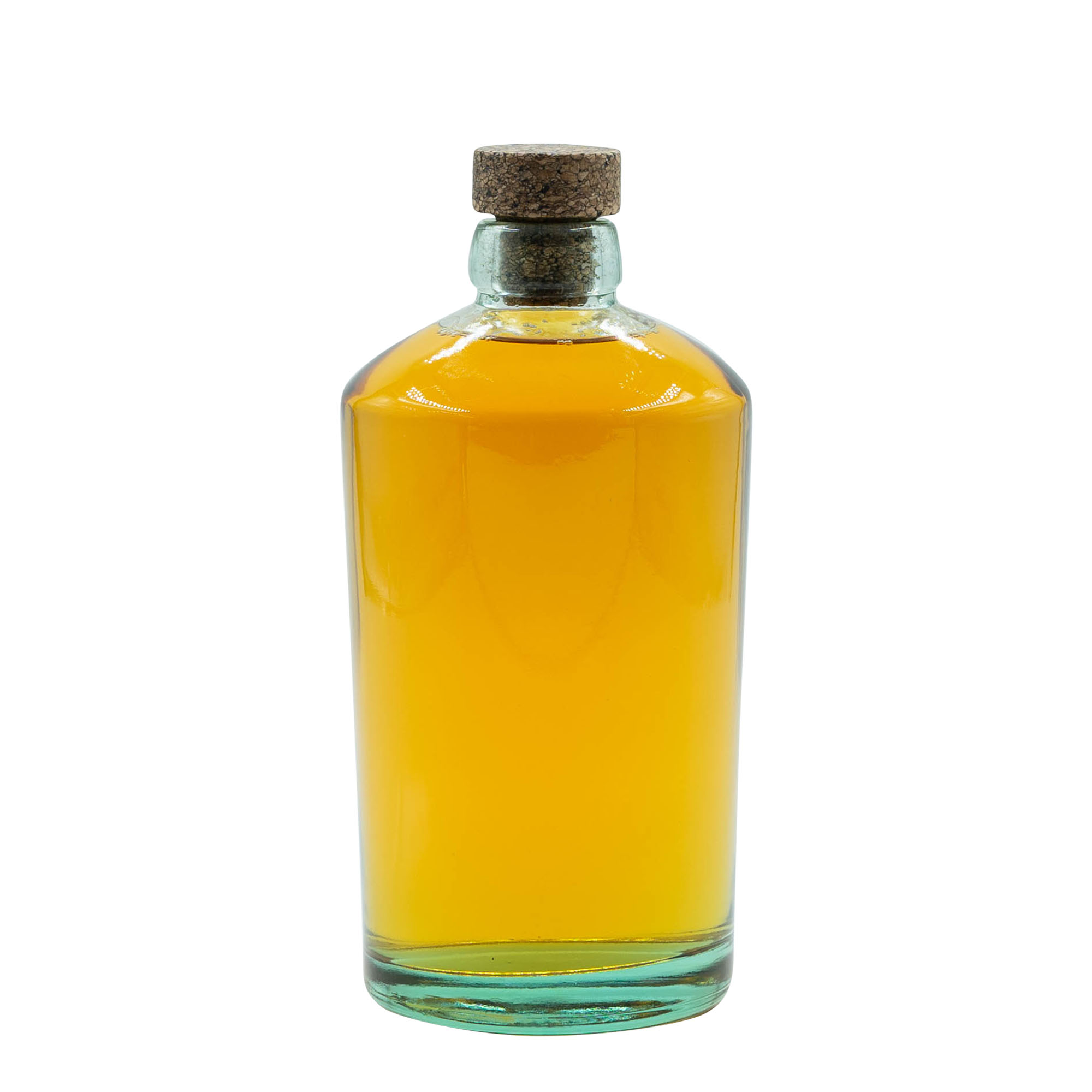 700 ml glass bottle 'Barrel', mouth: cork