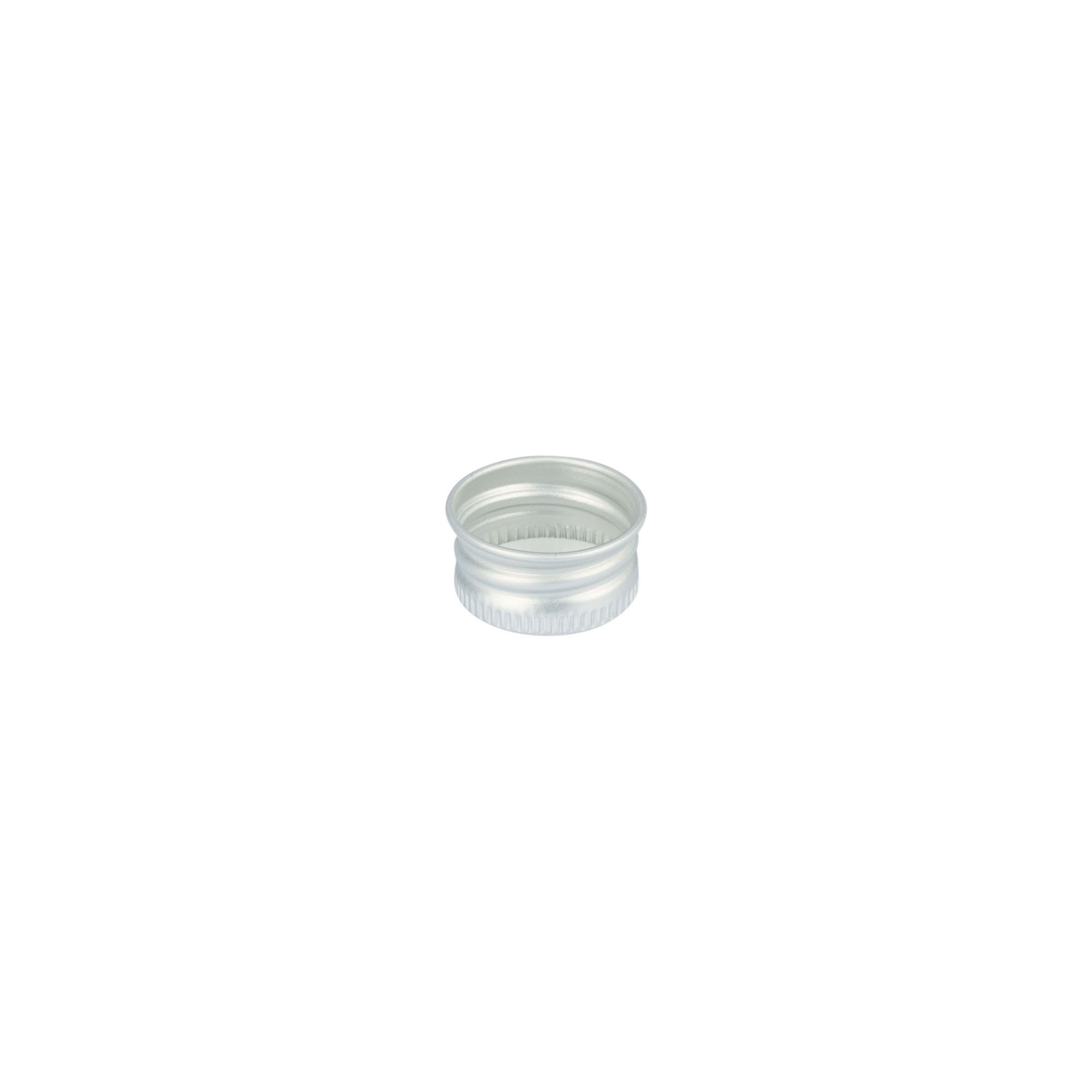 Screw cap, metal, silver, for opening: 20/410