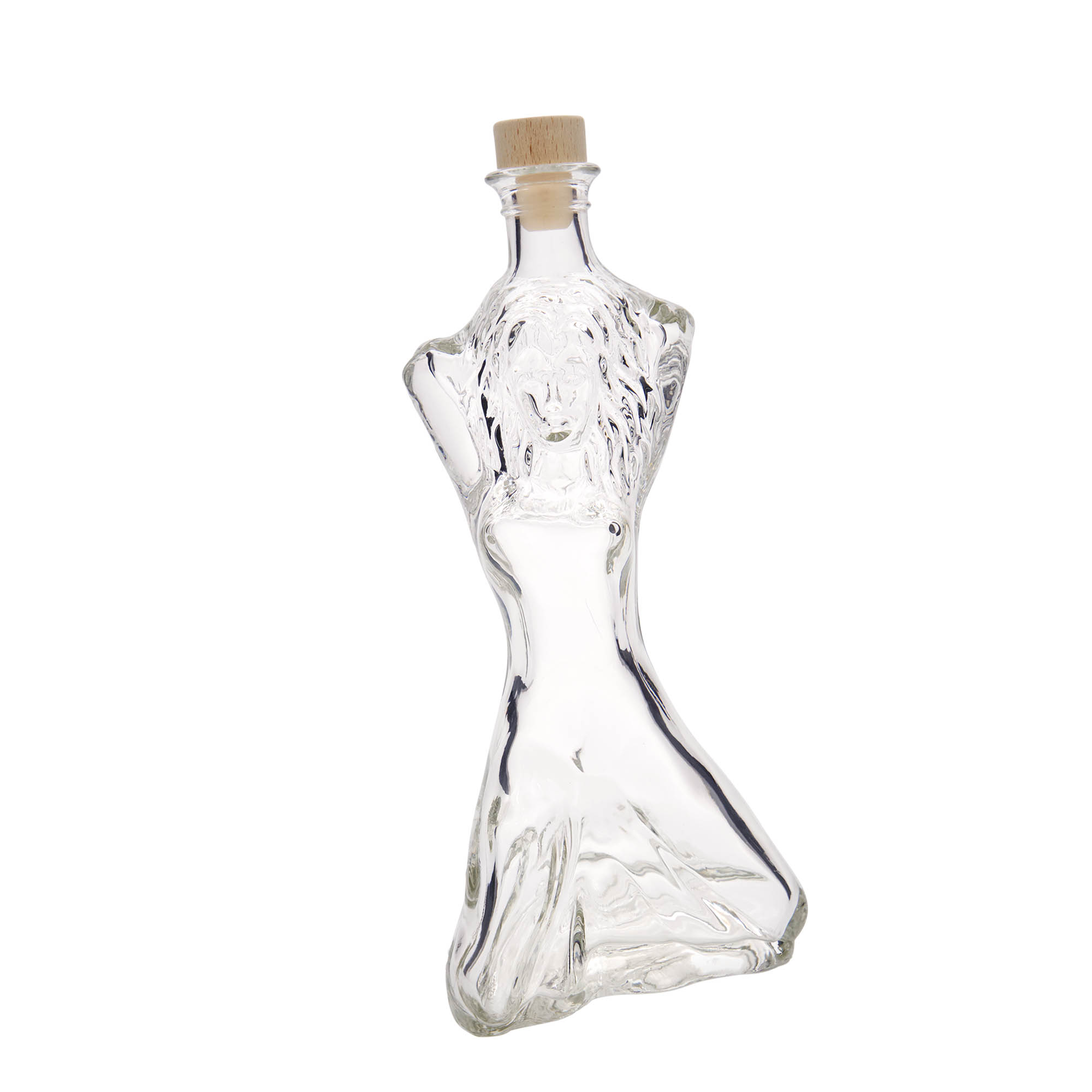 350 ml glass bottle 'Lexy', opening: cork