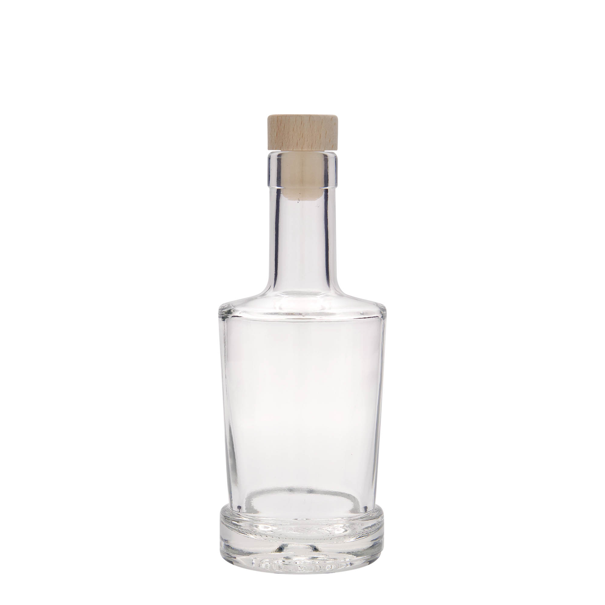 250 ml glass bottle 'Deborah', opening: cork