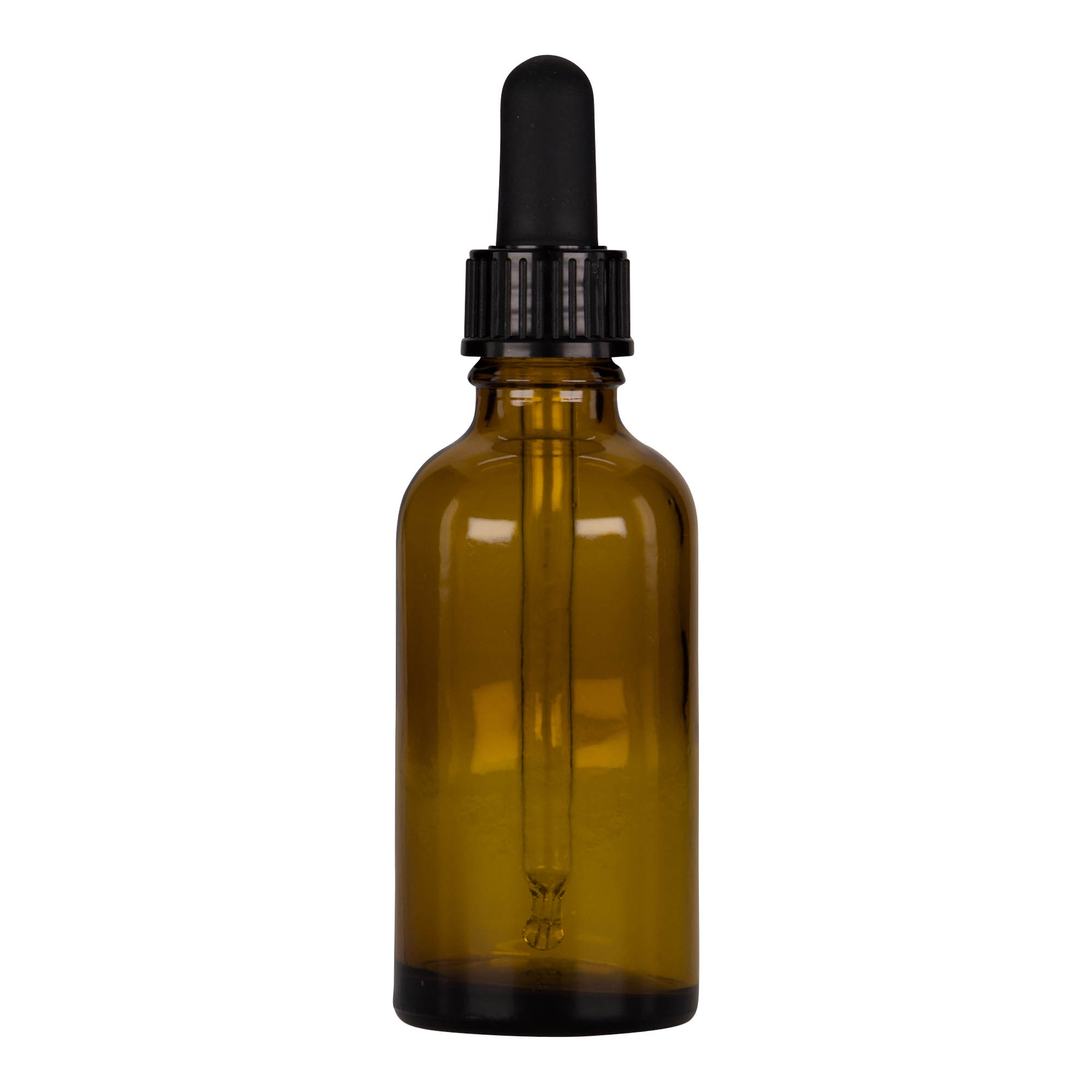 50 ml dropper bottle medicine, glass, brown-black, opening: DIN 18