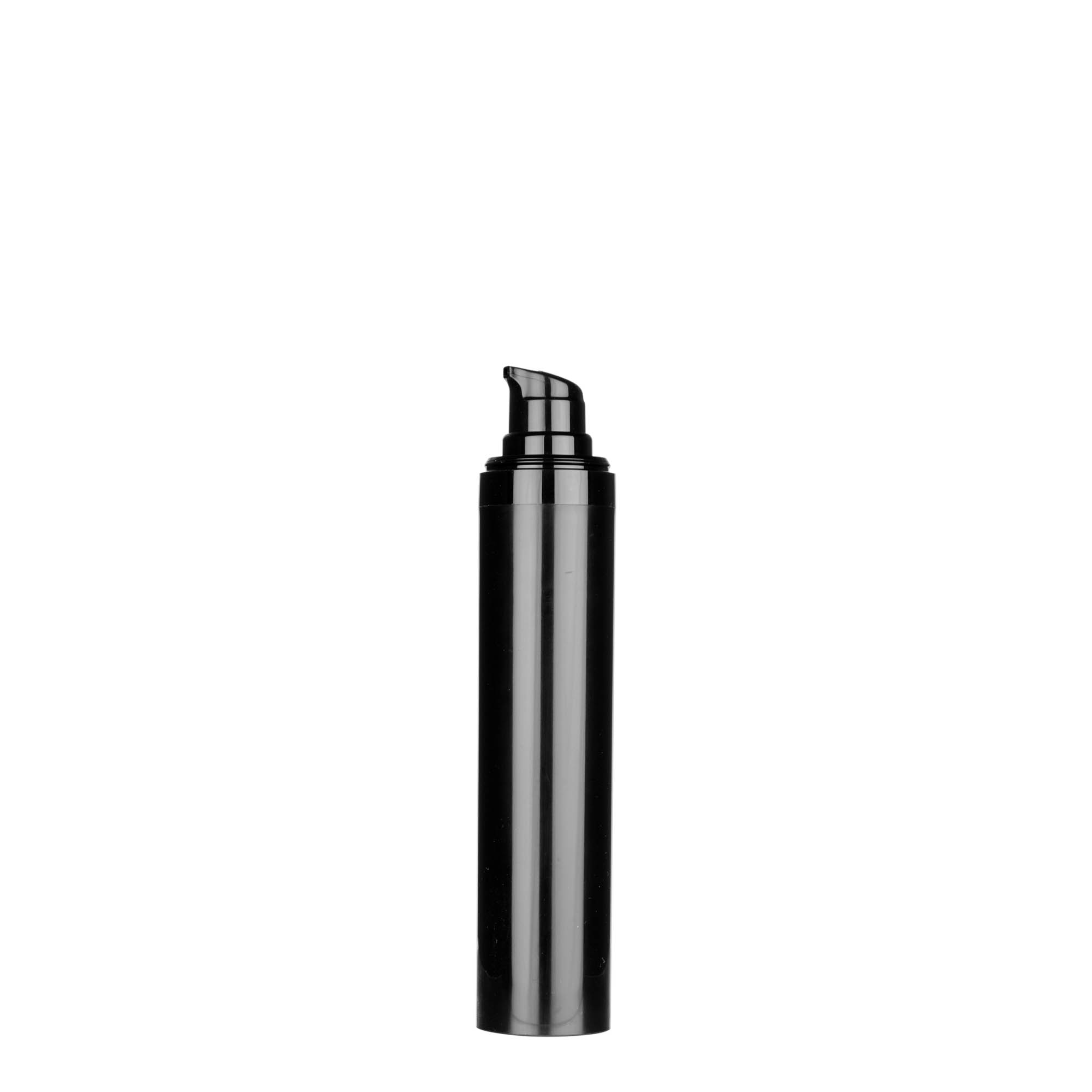 50 ml Airless Dispenser 'Micro', PP plastic, black 50 ml Airless Dispenser 'Micro', PP plastic, black