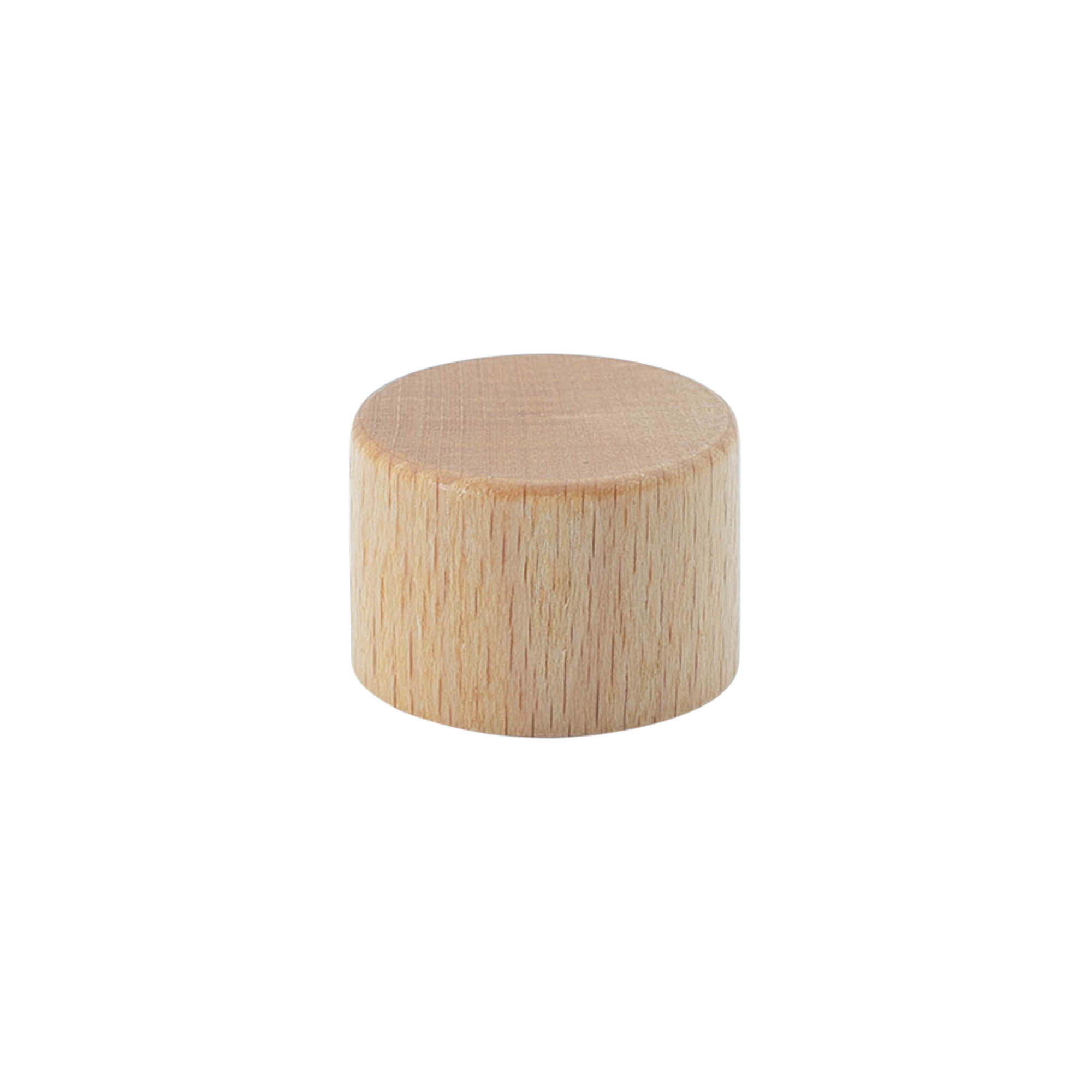 Screw cap, metal-wood, wood-coloured, for opening: PP 28 Screw cap, metal-wood, wood-coloured, for opening: PP 28
