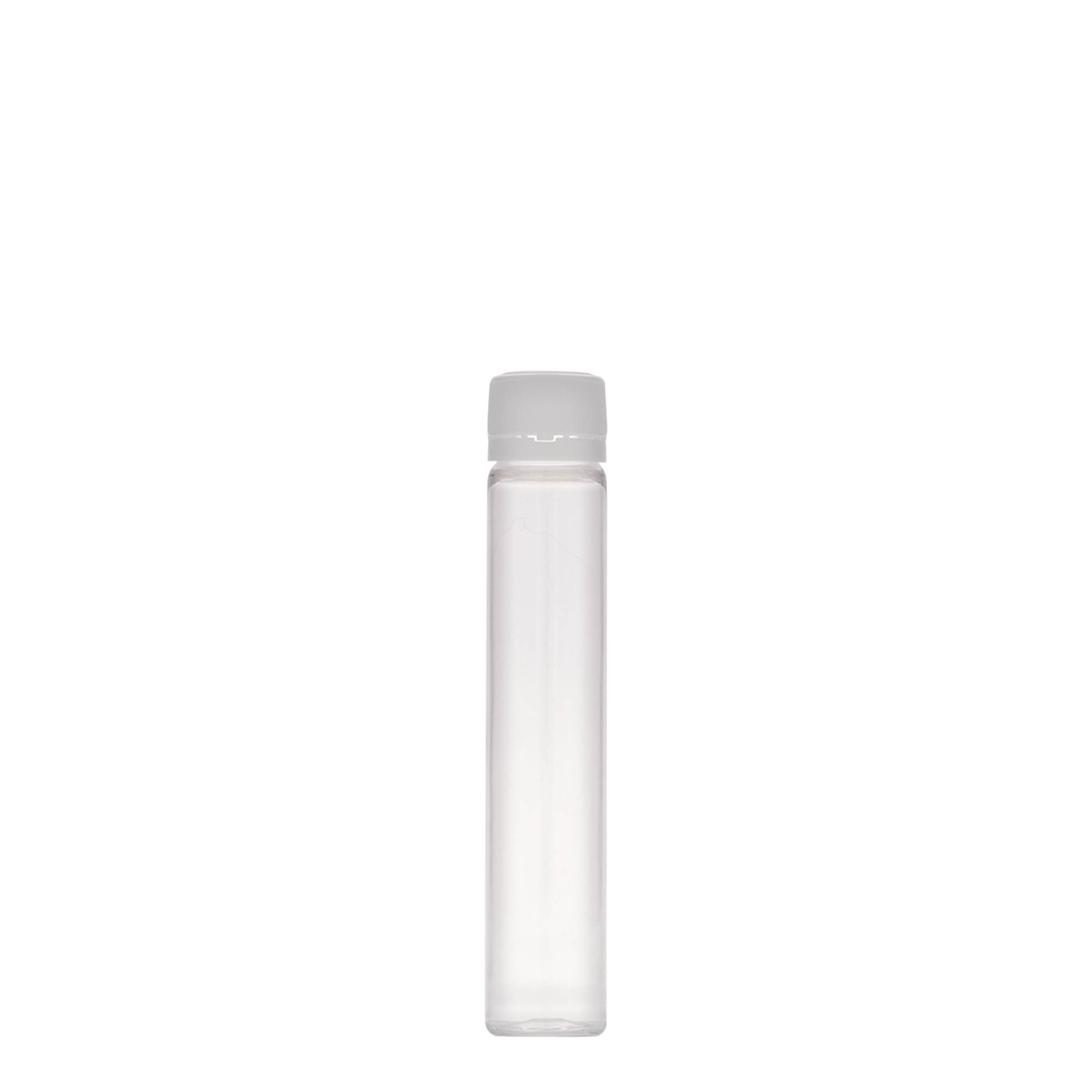 25 ml PET tube, plastic, opening: screw cap