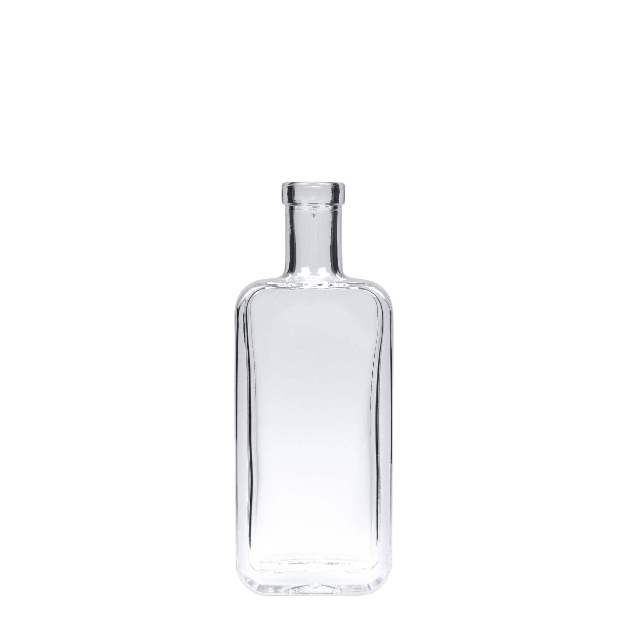 100 ml glass bottle 'Nice', rectangular, opening: cork 100 ml glass bottle 'Nice', rectangular, opening: cork