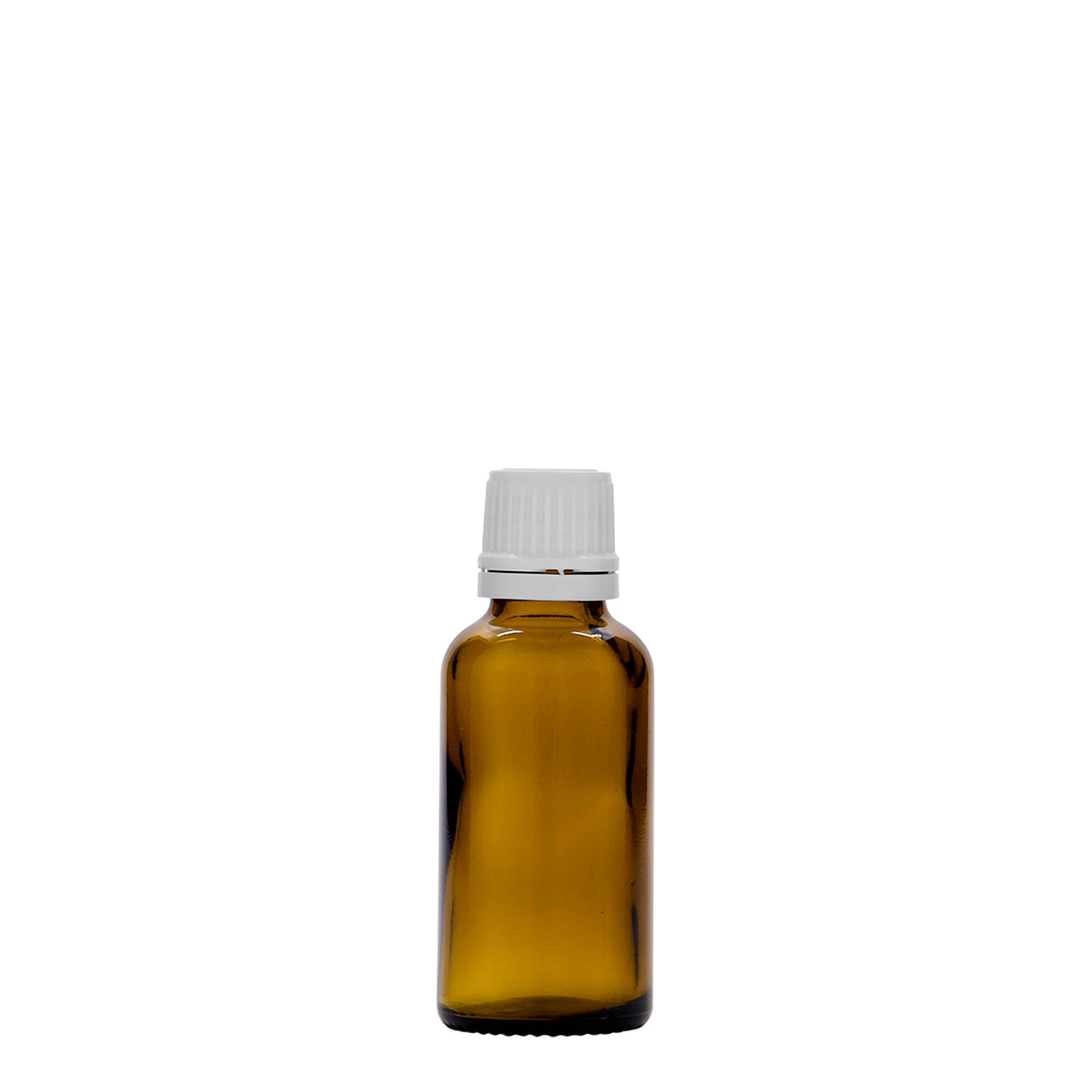 30 ml medical bottle, glass, brown, opening: DIN 18 30 ml medical bottle, glass, brown, opening: DIN 18