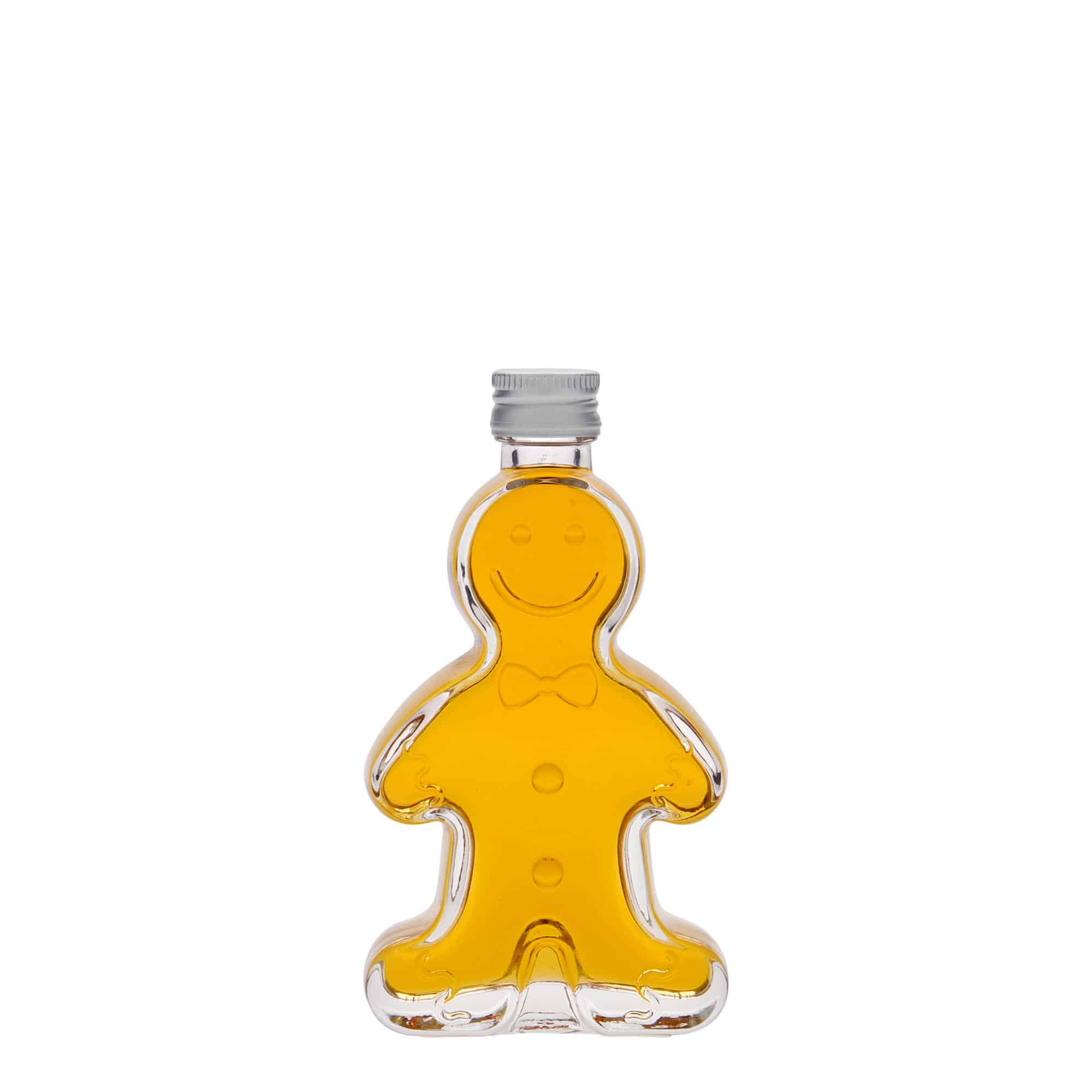 50 ml glass bottle ‘Gingerbread Man’, opening: PP 18