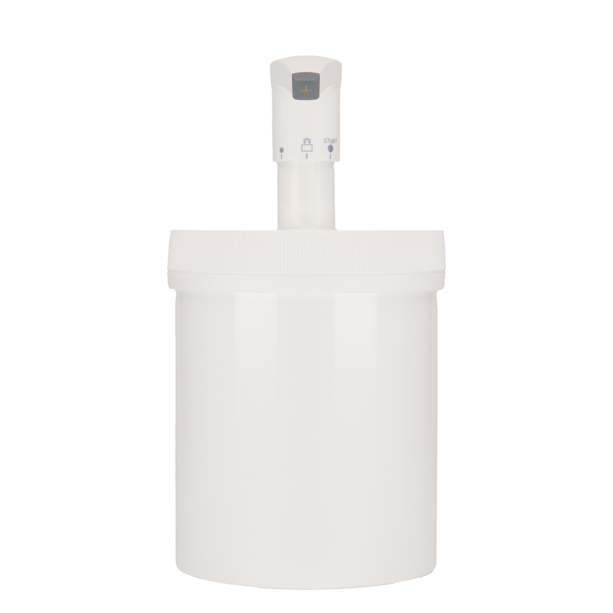1,240 ml dispenser bottle ‘Securibox’, PP plastic, white, opening: screw cap