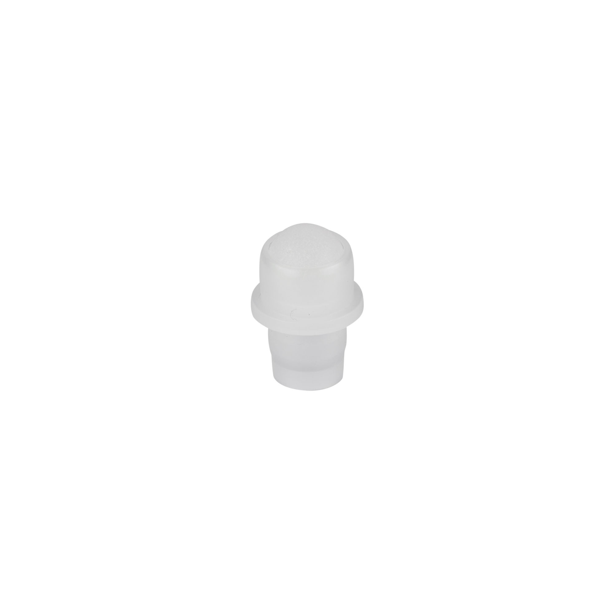 Cap for 10 ml roll-on bottle, LDPE plastic, natural Cap for 10 ml roll-on bottle, LDPE plastic, natural