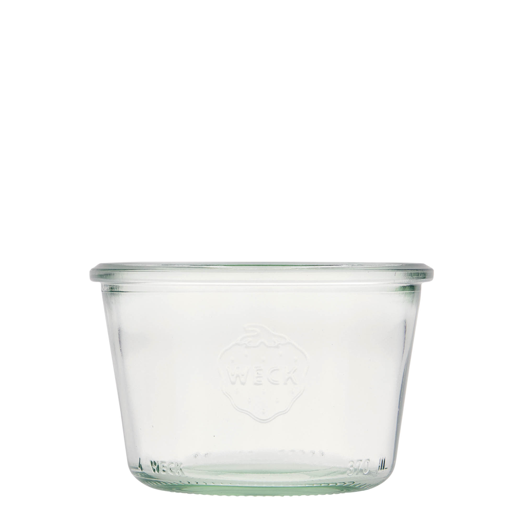 370 ml WECK inverted glass, opening: round rim 370 ml WECK inverted glass, opening: round rim