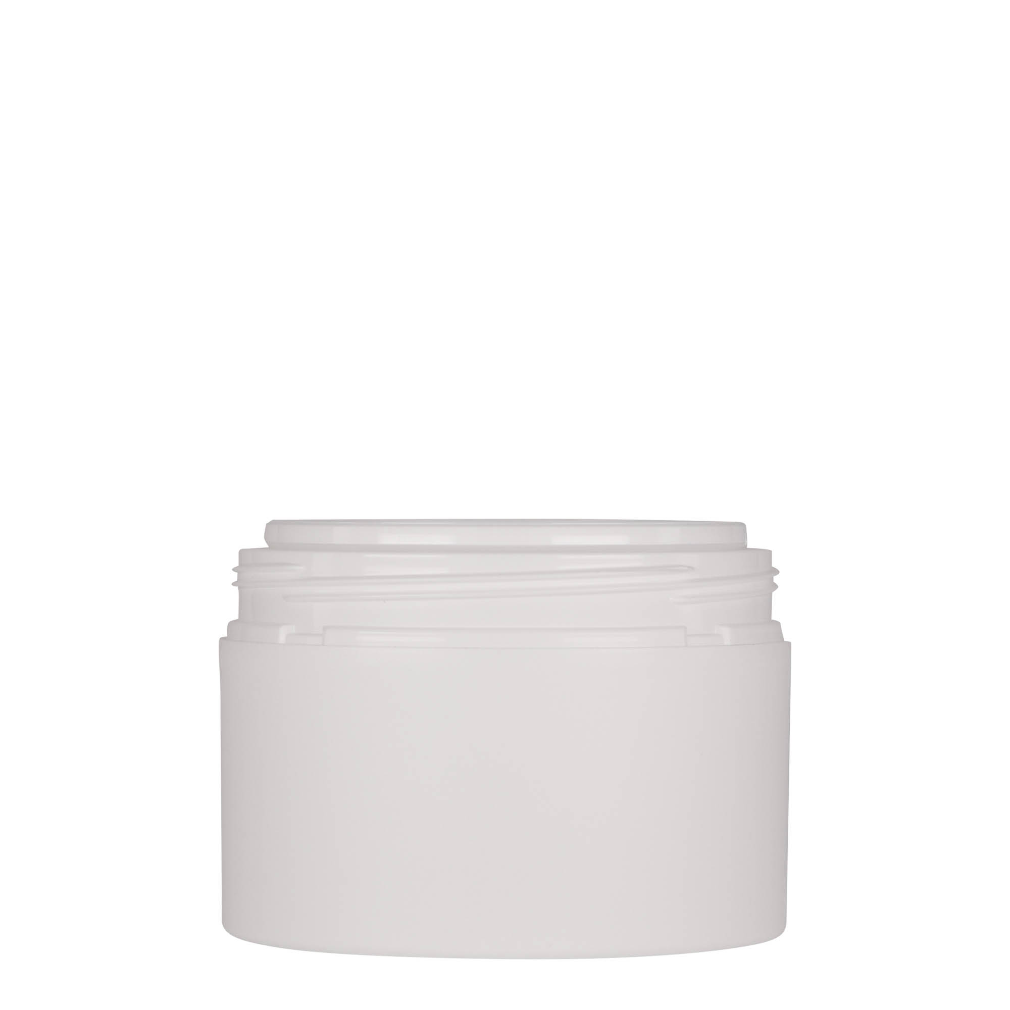 250 ml plastic jar 'Antonella', PP, white, opening: screw cap