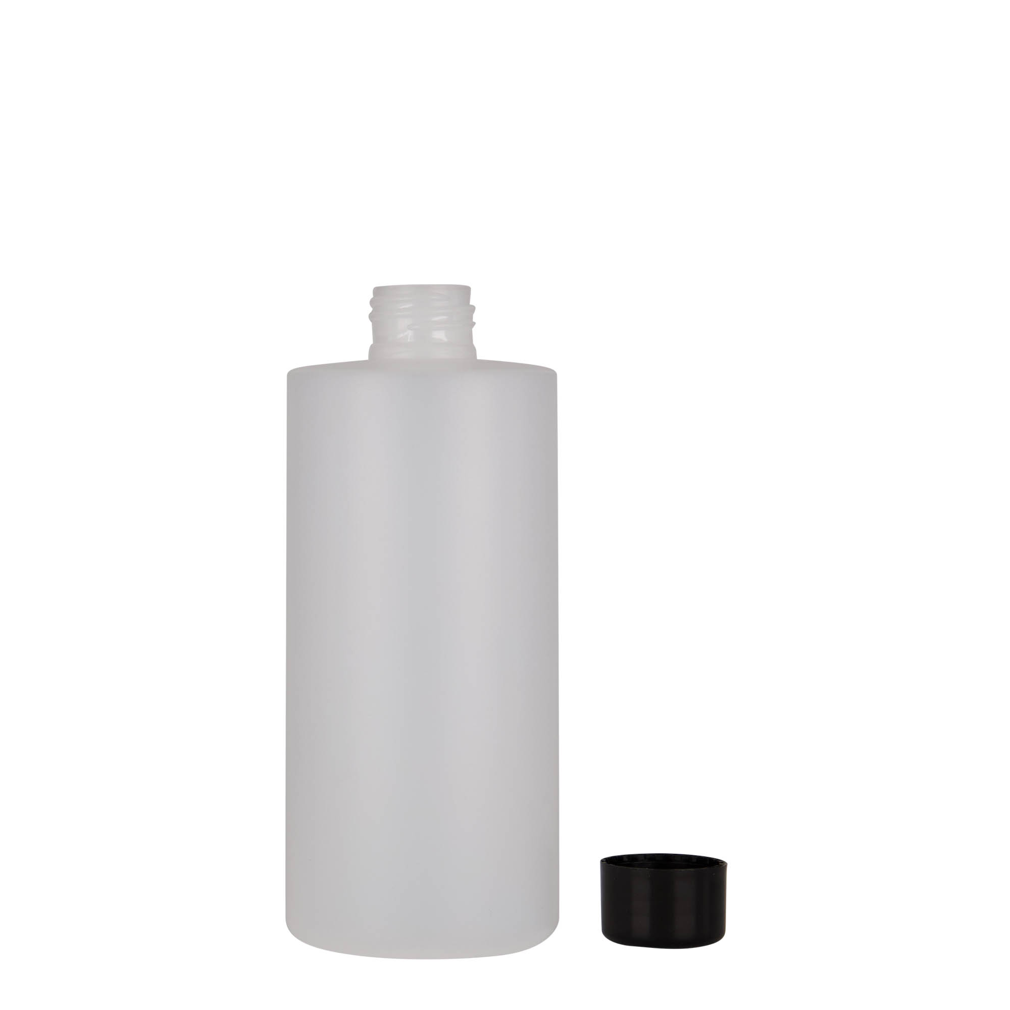 300 ml plastic bottle 'Pipe', HDPE, white, closure: 24/410