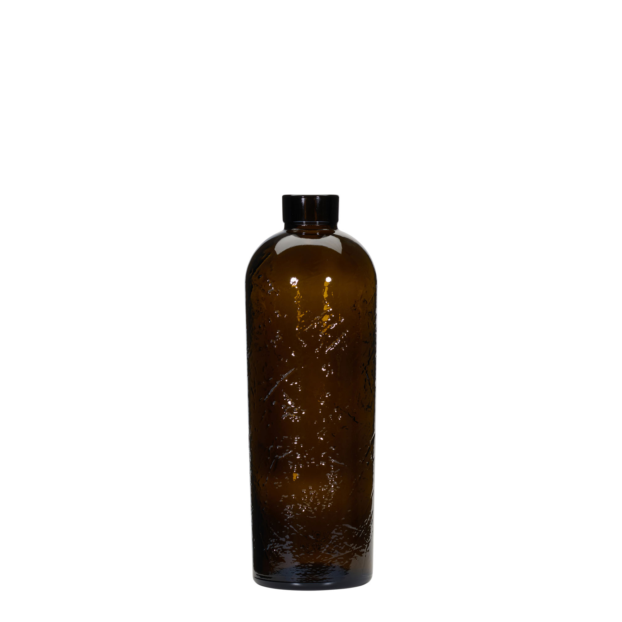 700 ml Wildly Crafted glass bottle 'Natural', brown, mouth: cork