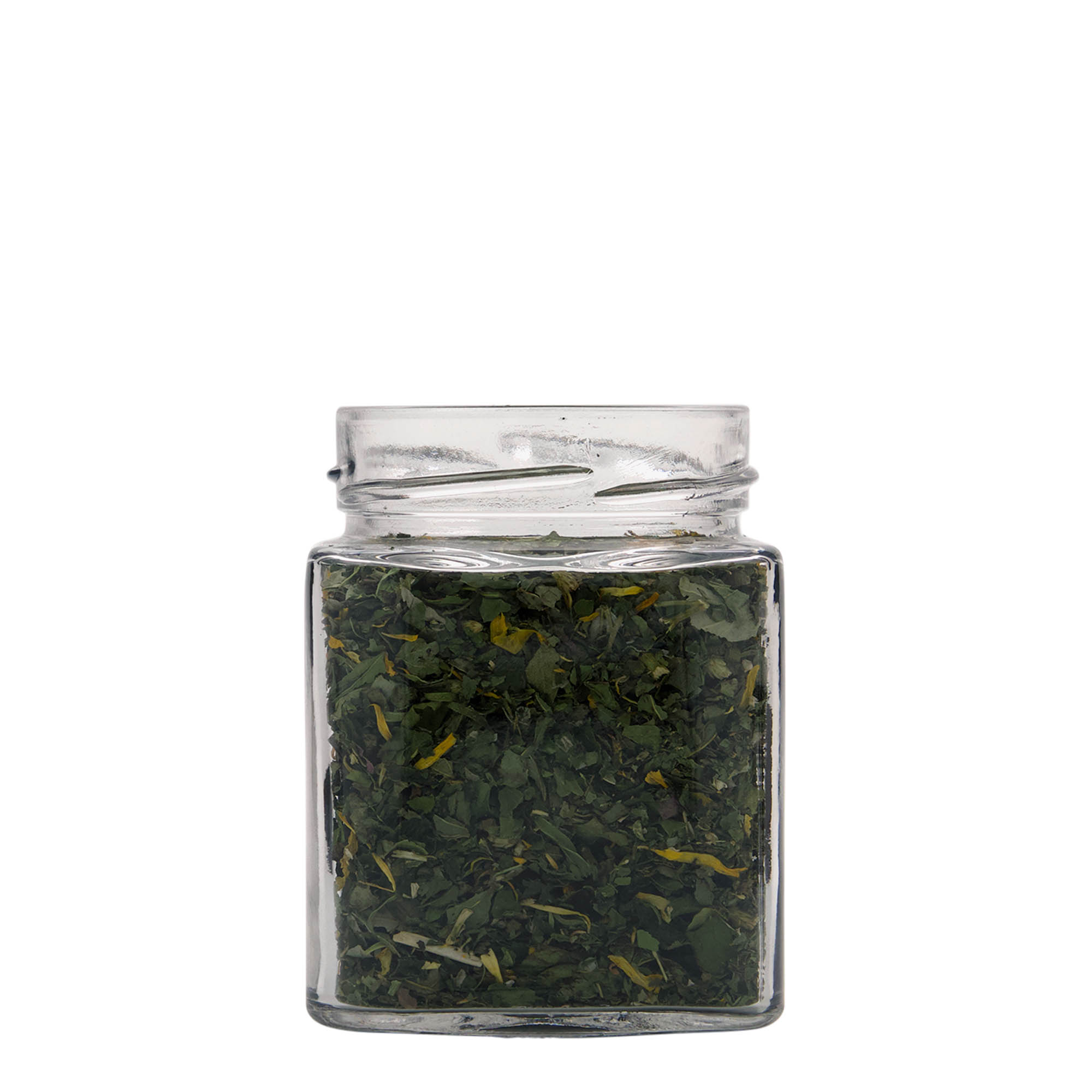 314 ml square glass ‘Ikarus’, opening: Deep-Twist-off (DTO 70)