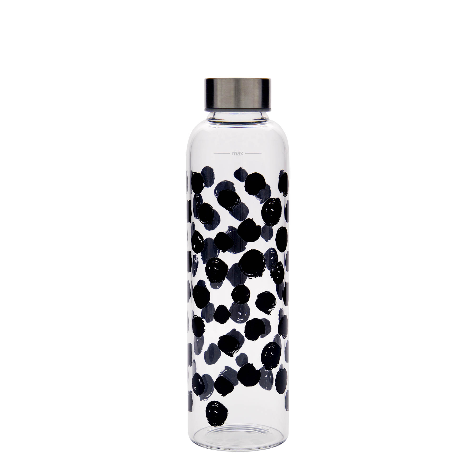 500 ml drinking bottle 'Perseus - Black Dots', opening: screw cap 500 ml drinking bottle 'Perseus - Black Dots', opening: screw cap