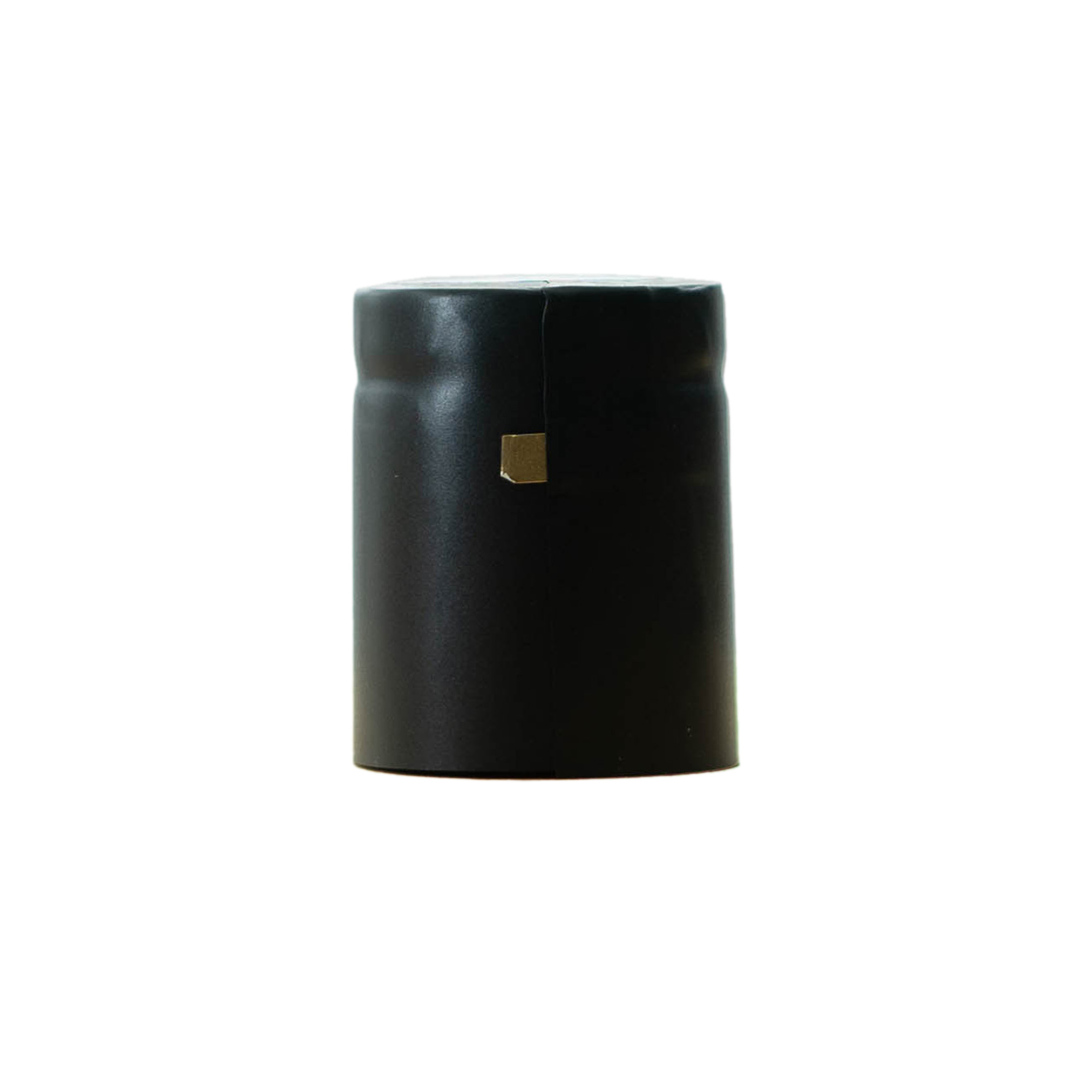 Heat shrink capsule 32x41, PVC plastic, black Heat shrink capsule 32x41, PVC plastic, black