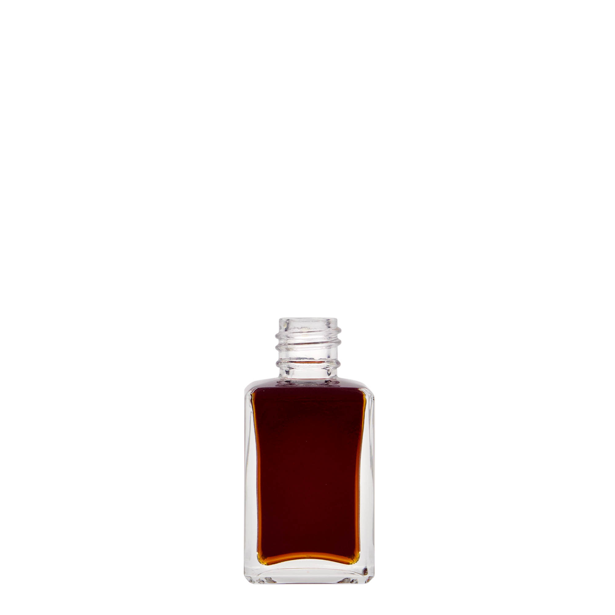 30 ml glass bottle ‘Tamme’, square, opening: PP 18
