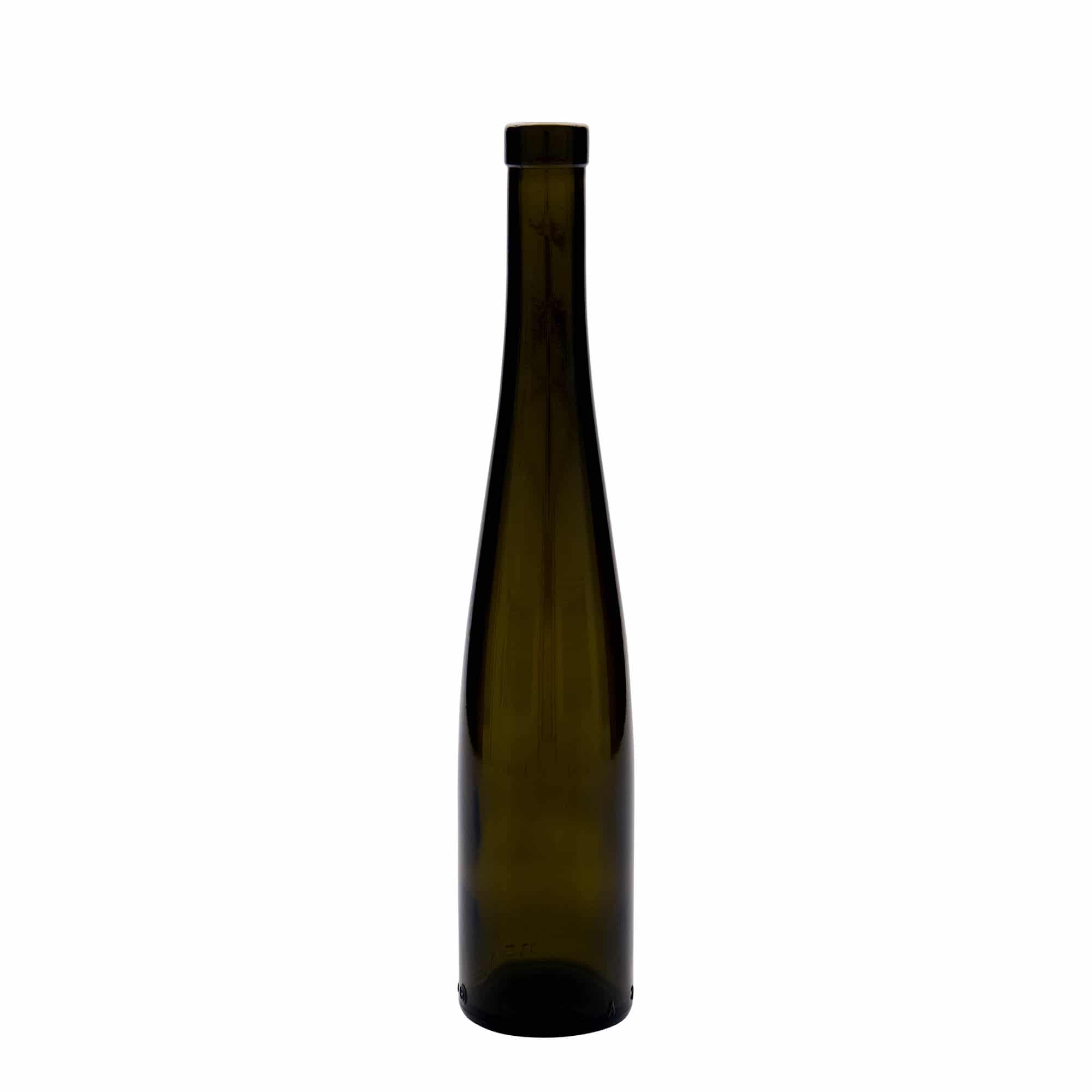 375 ml glass bottle ‘Weinschlegel’, antique green, opening: cork