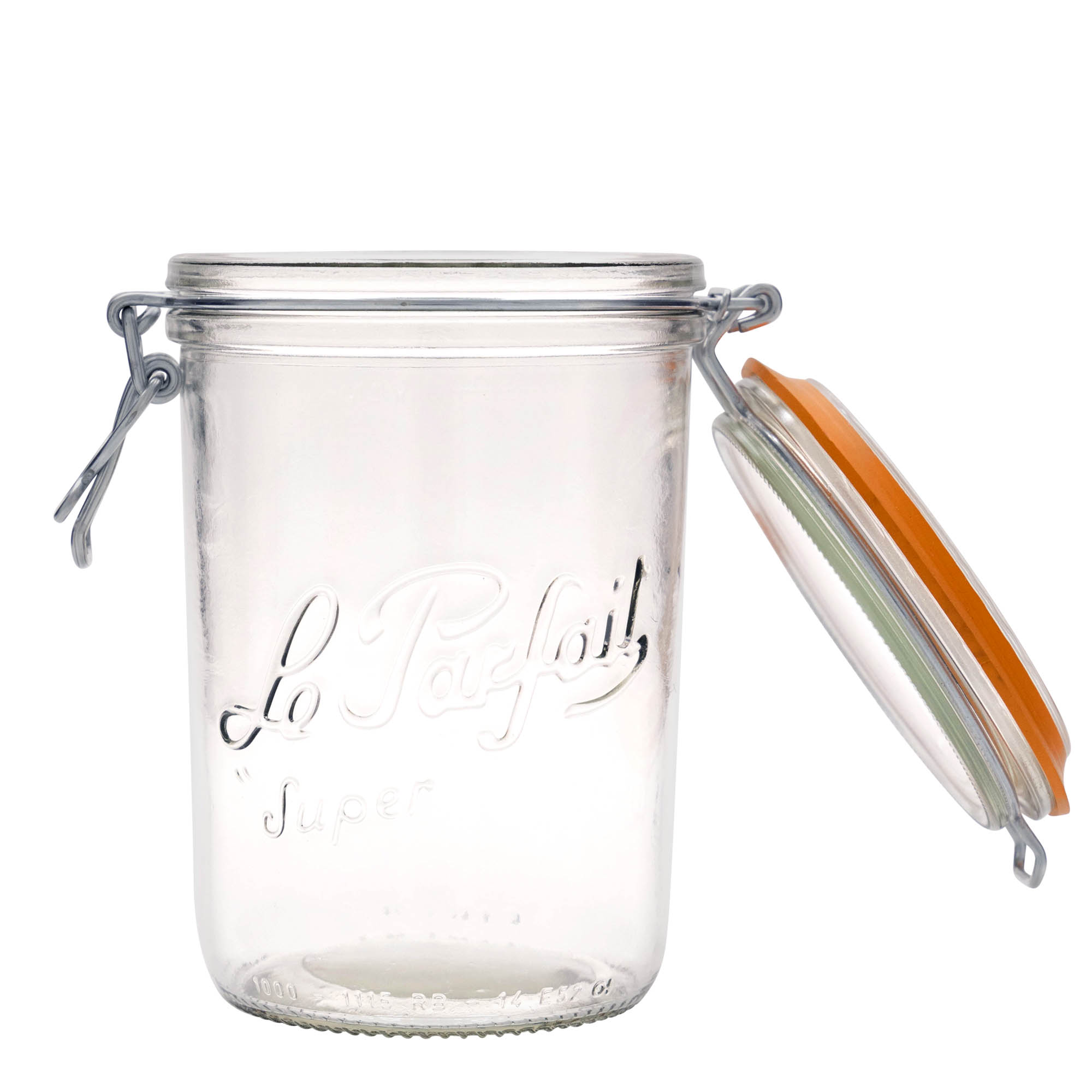 1,000 ml clip top jar 'Le Parfait Super Terrine', closure: clip top