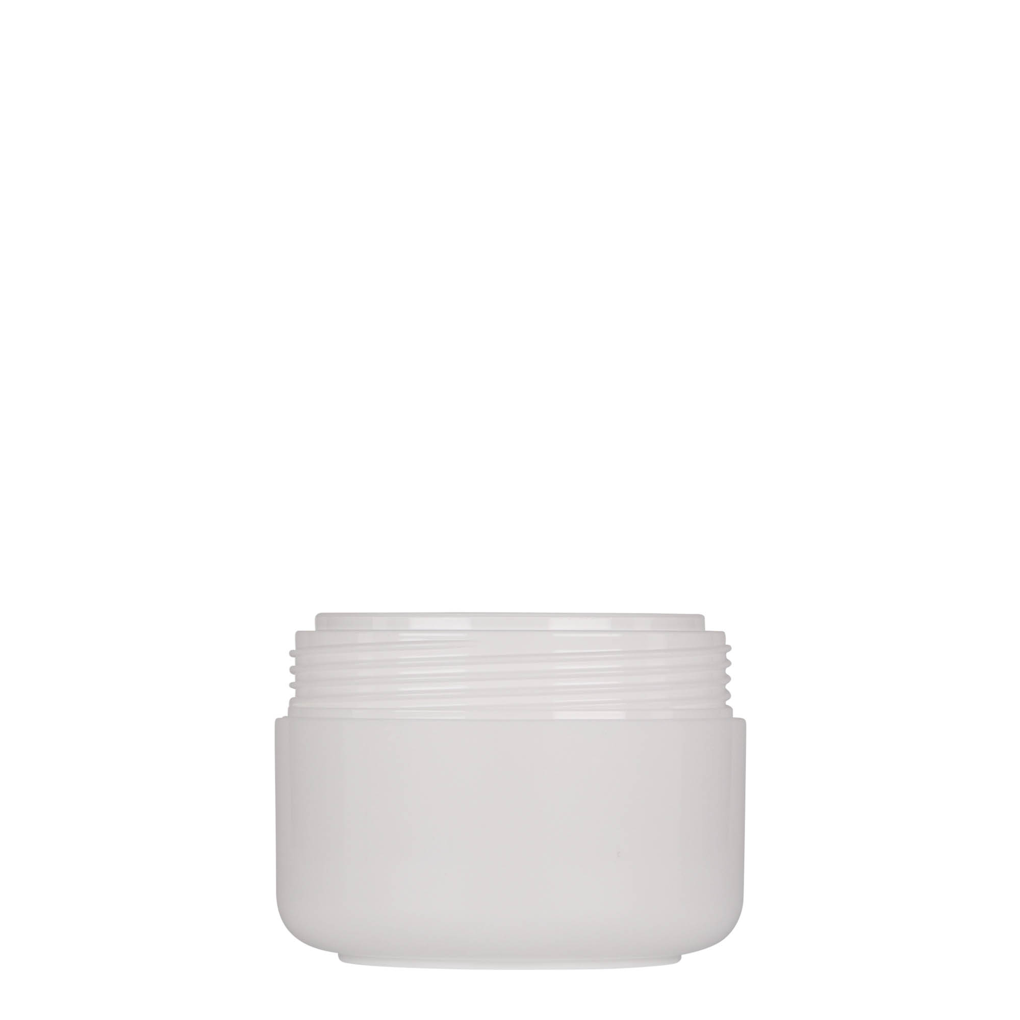 100 ml plastic jar 'Bianca', PP, white, opening: screw cap 100 ml plastic jar 'Bianca', PP, white, opening: screw cap